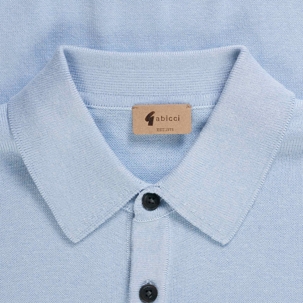 Gabicci Vintage Jackson Polo Shirt - Skylight