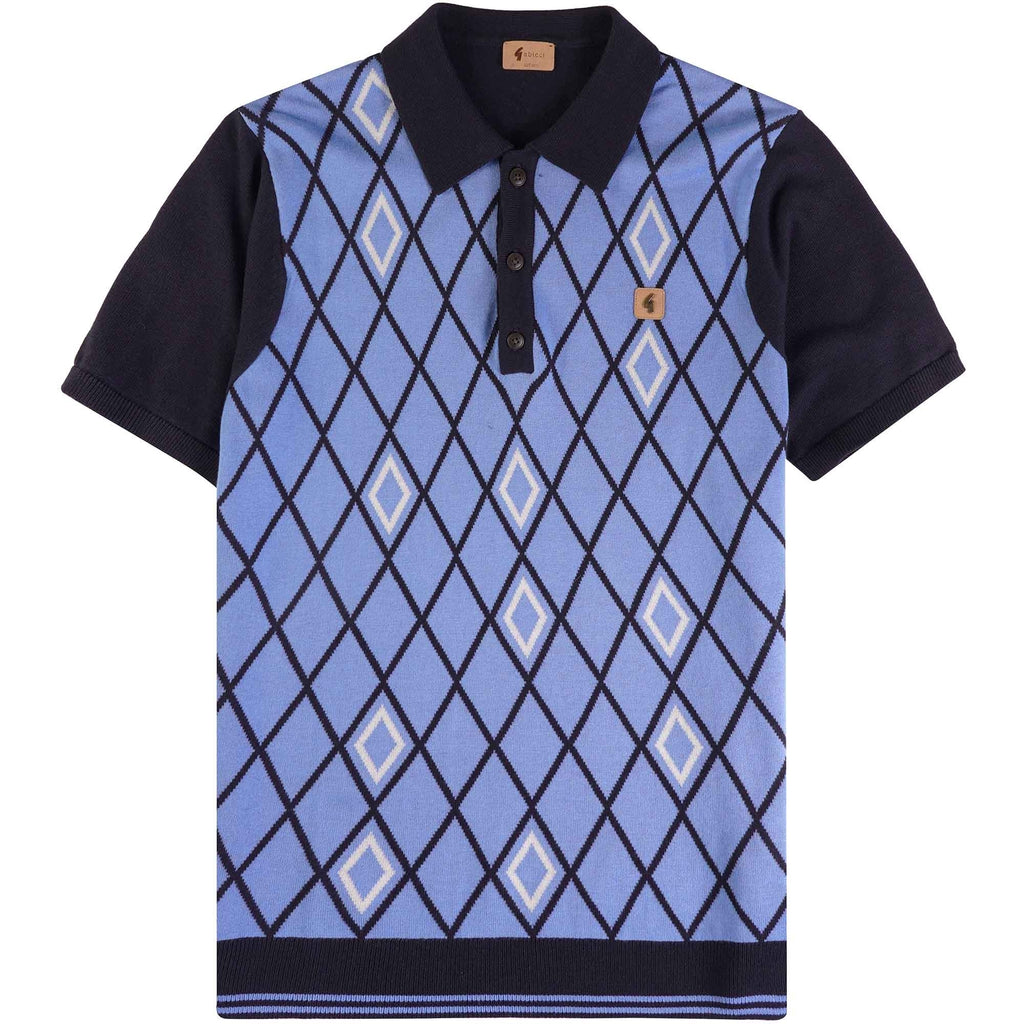 Gabicci Vintage Whyte Polo Shirt - Navy