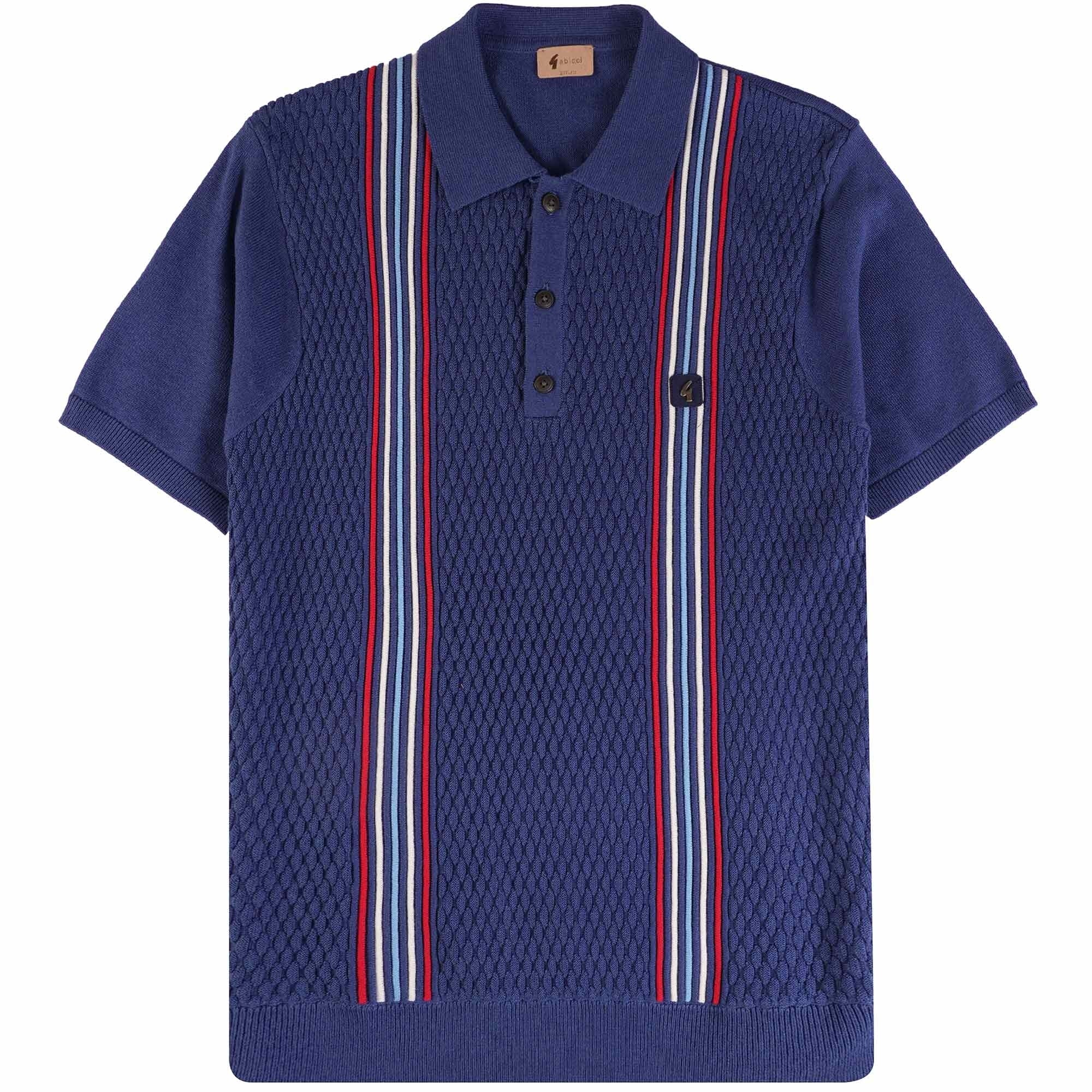 Gabicci Vintage Woon Polo Shirt - Insignia
