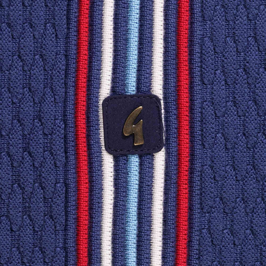 Gabicci Vintage Woon Polo Shirt - Insignia