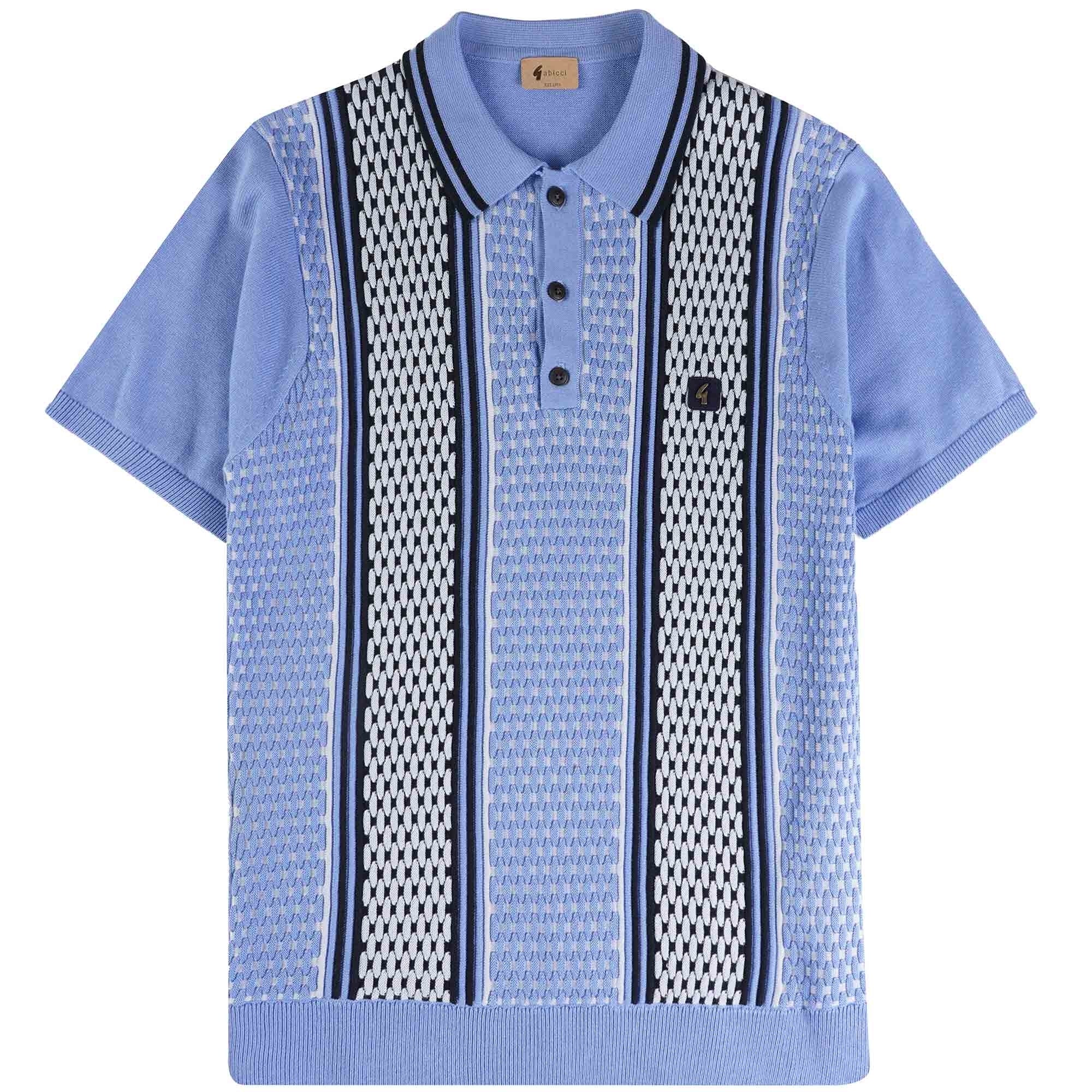 Gabicci Vintage Herrman Polo Shirt - Marina Blue