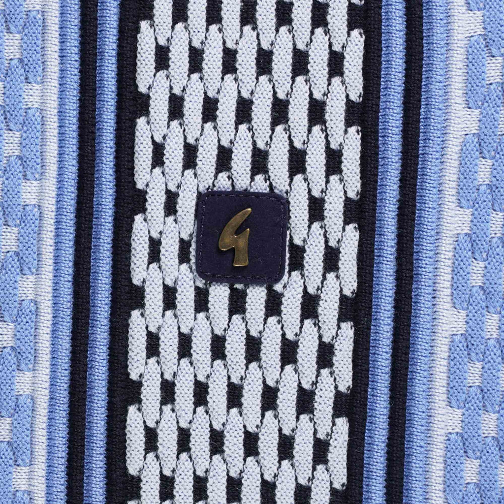 Gabicci Vintage Herrman Polo Shirt - Marina Blue