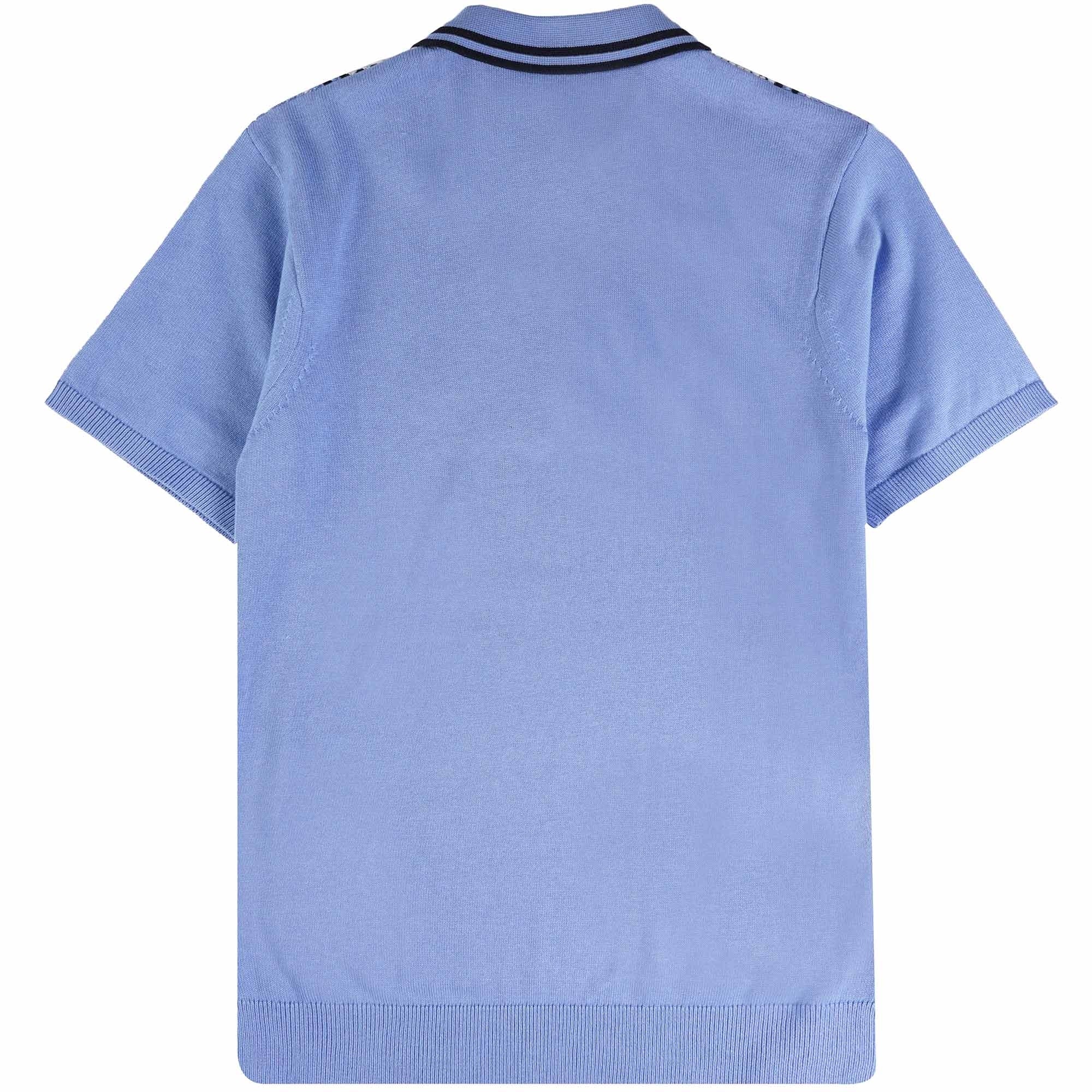 Gabicci Vintage Herrman Polo Shirt - Marina Blue
