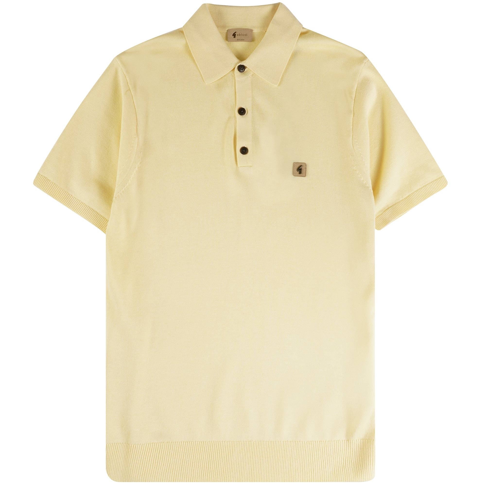 Gabicci Vintage Jackson Polo Shirt - Butter