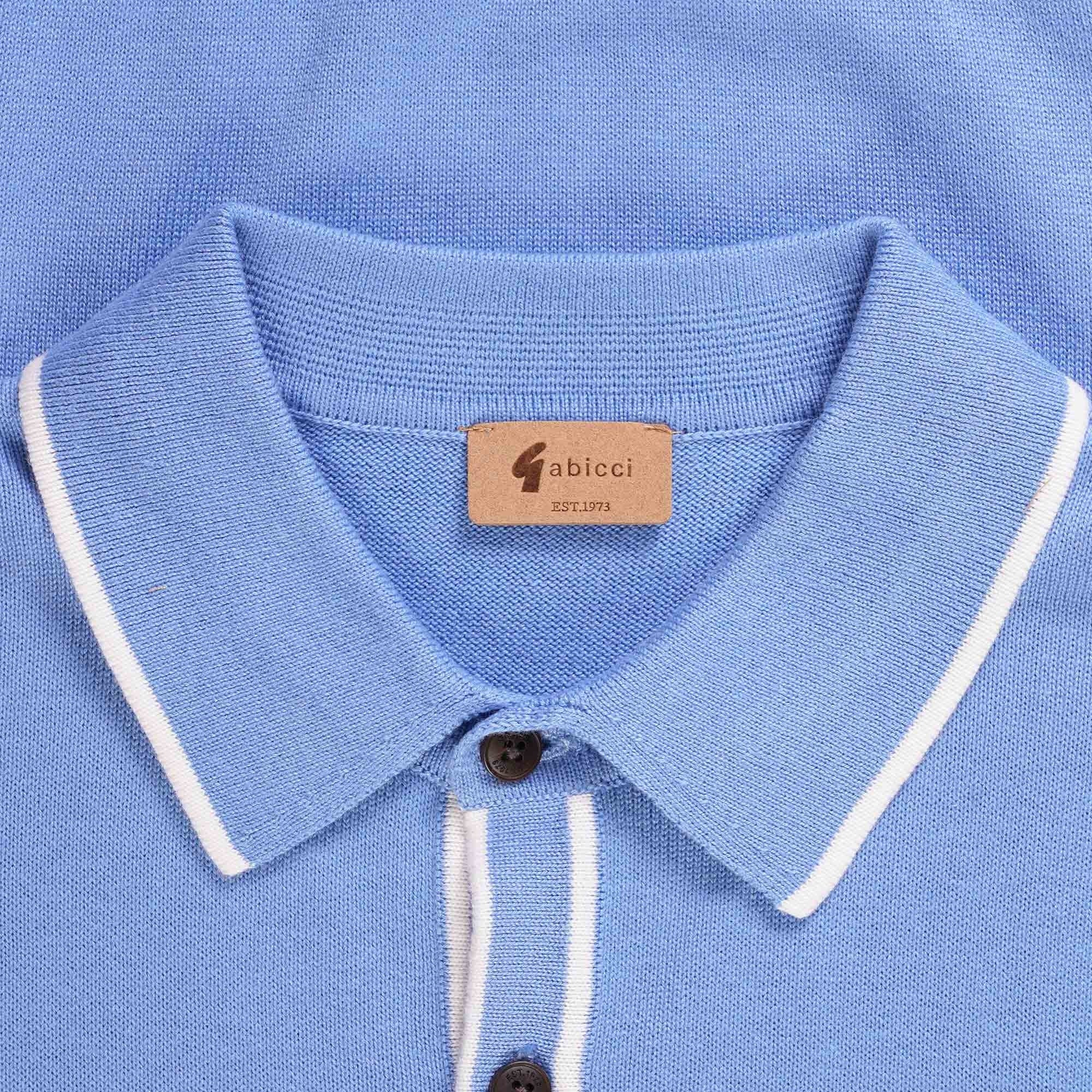 Gabicci Vintage Lineker Polo Shirt - Marina Blue