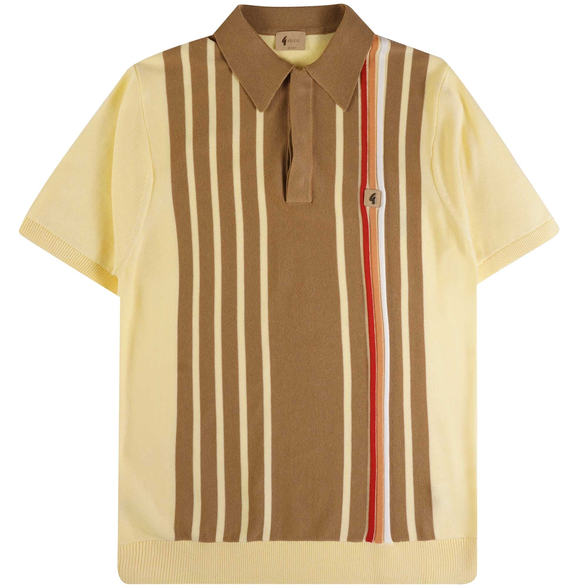 Gabicci Vintage Fellow Polo Shirt - Butter