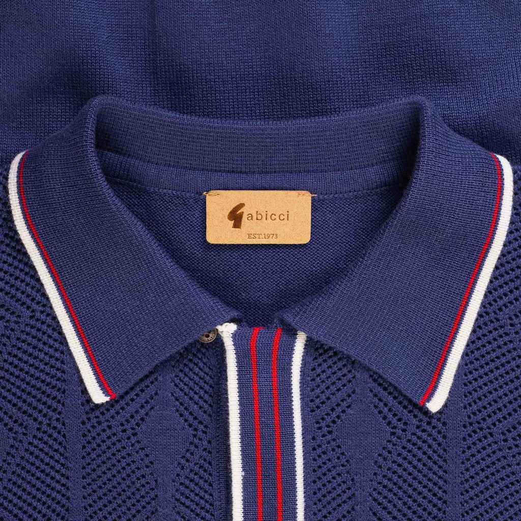 Gabicci Vintage Pinori Polo Shirt - Insignia