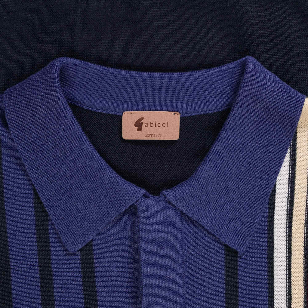 Gabicci Vintage Fellow Polo Shirt - Navy