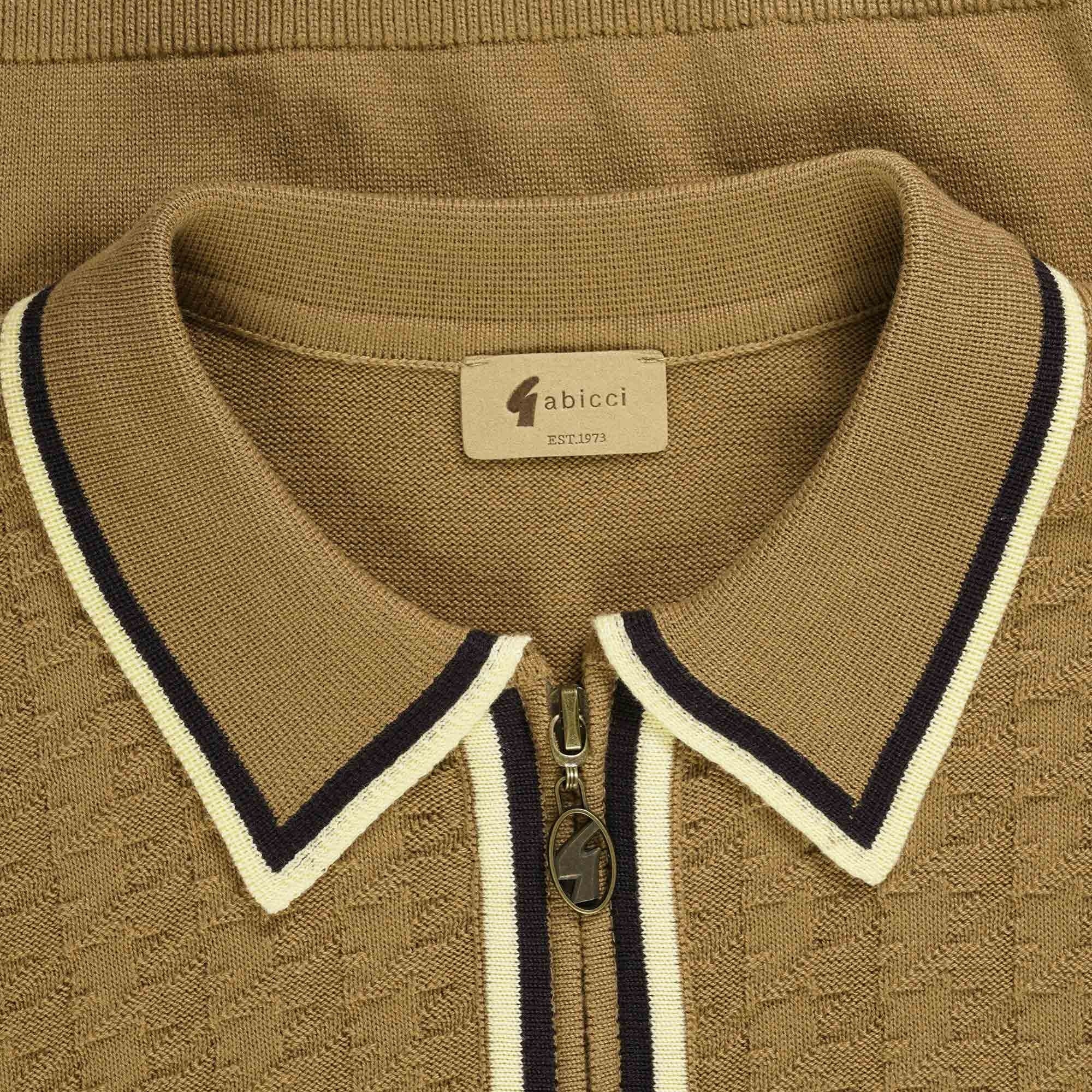 Gabicci Vintage Garner Polo Shirt - Camel