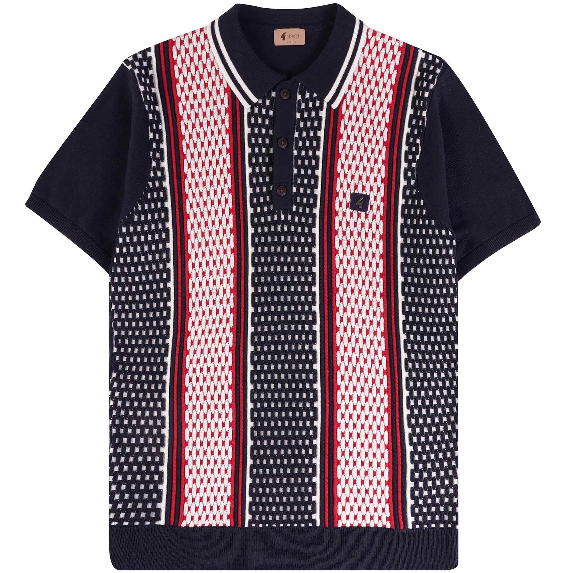Gabicci Vintage Herrman Polo Shirt - Navy