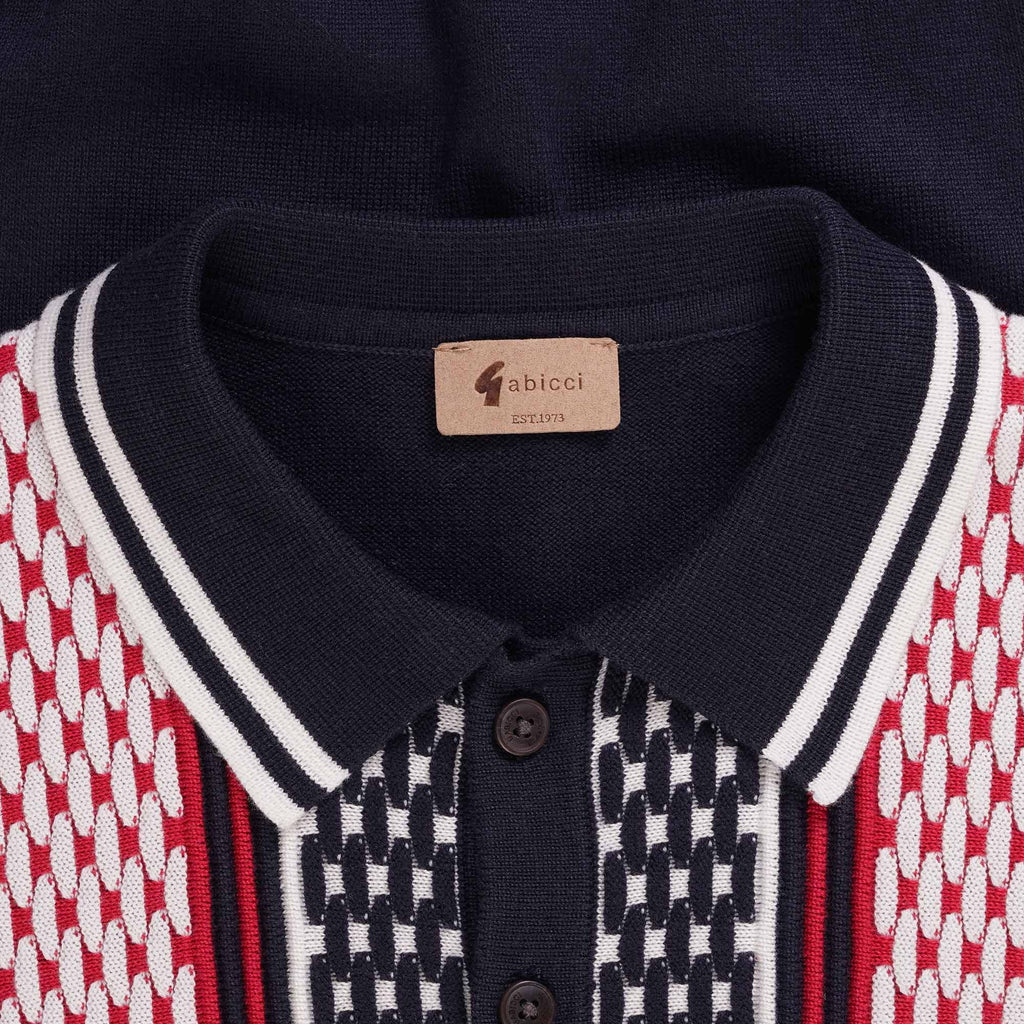 Gabicci Vintage Herrman Polo Shirt - Navy