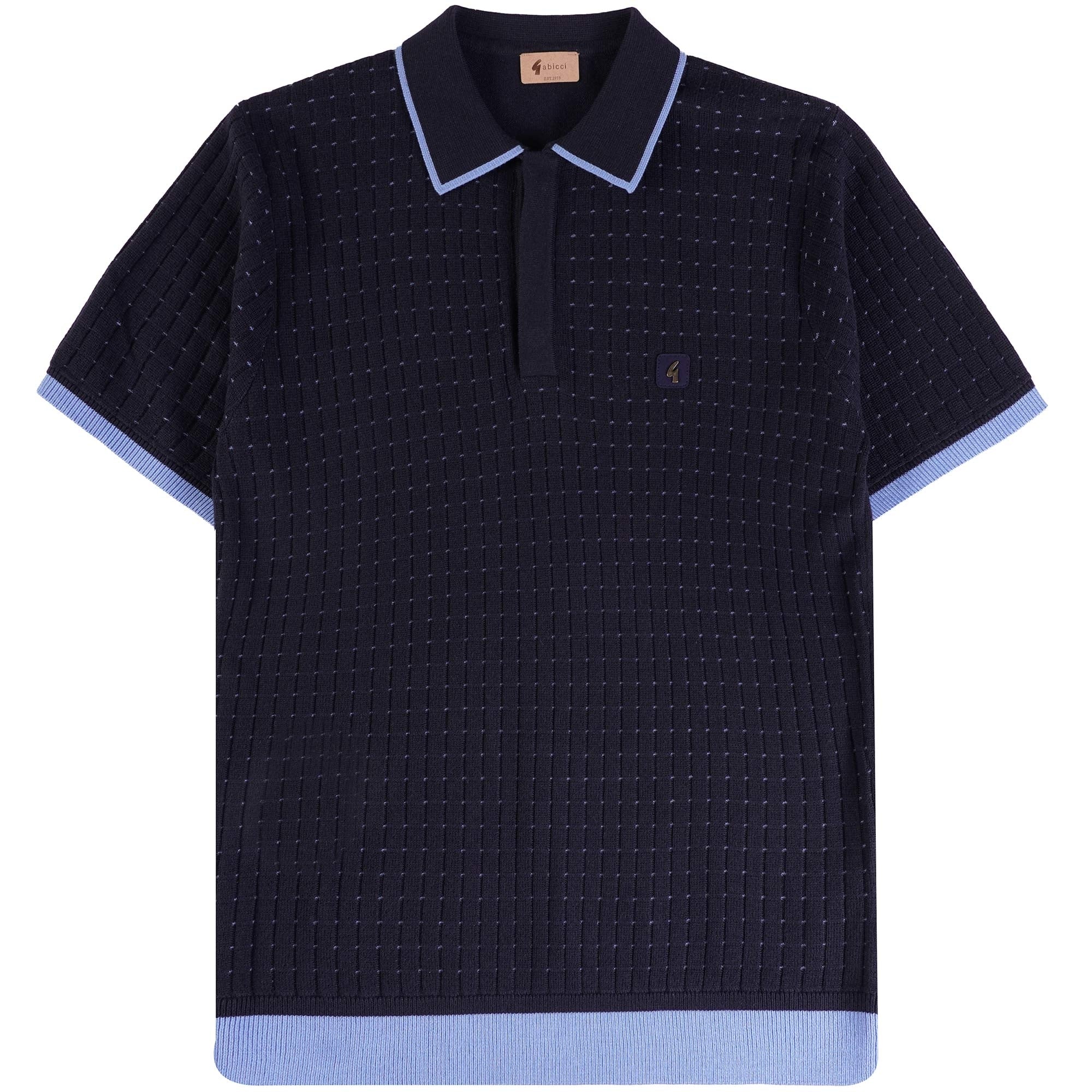Gabicci Vintage Jura Polo Shirt - Navy