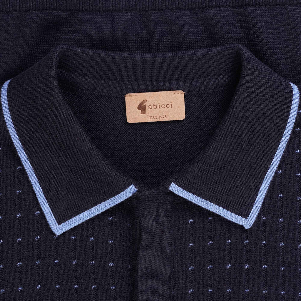 Gabicci Vintage Jura Polo Shirt - Navy