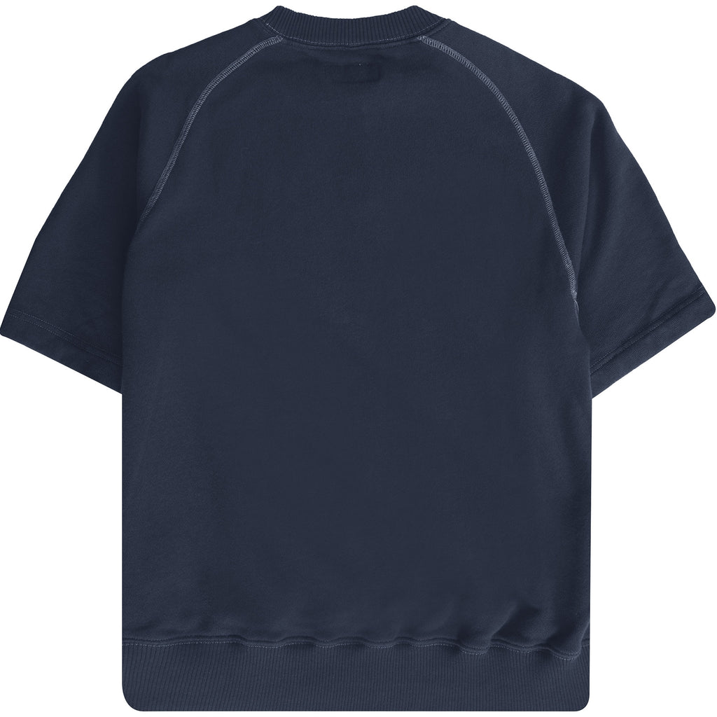 Merz b Schwanen Short Sleeve Sweatshirt - Denim