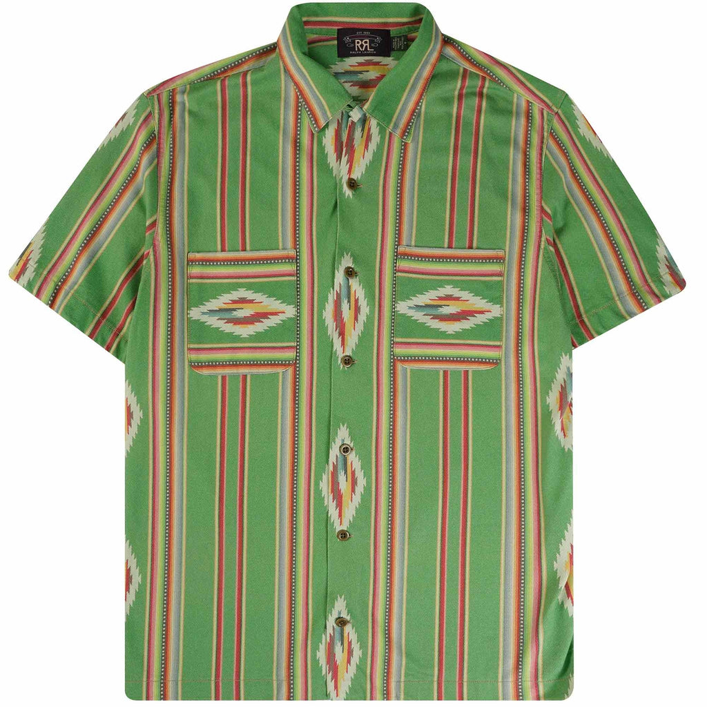 RRL by Ralph Lauren Print Jersey Camp Shirt - Multi