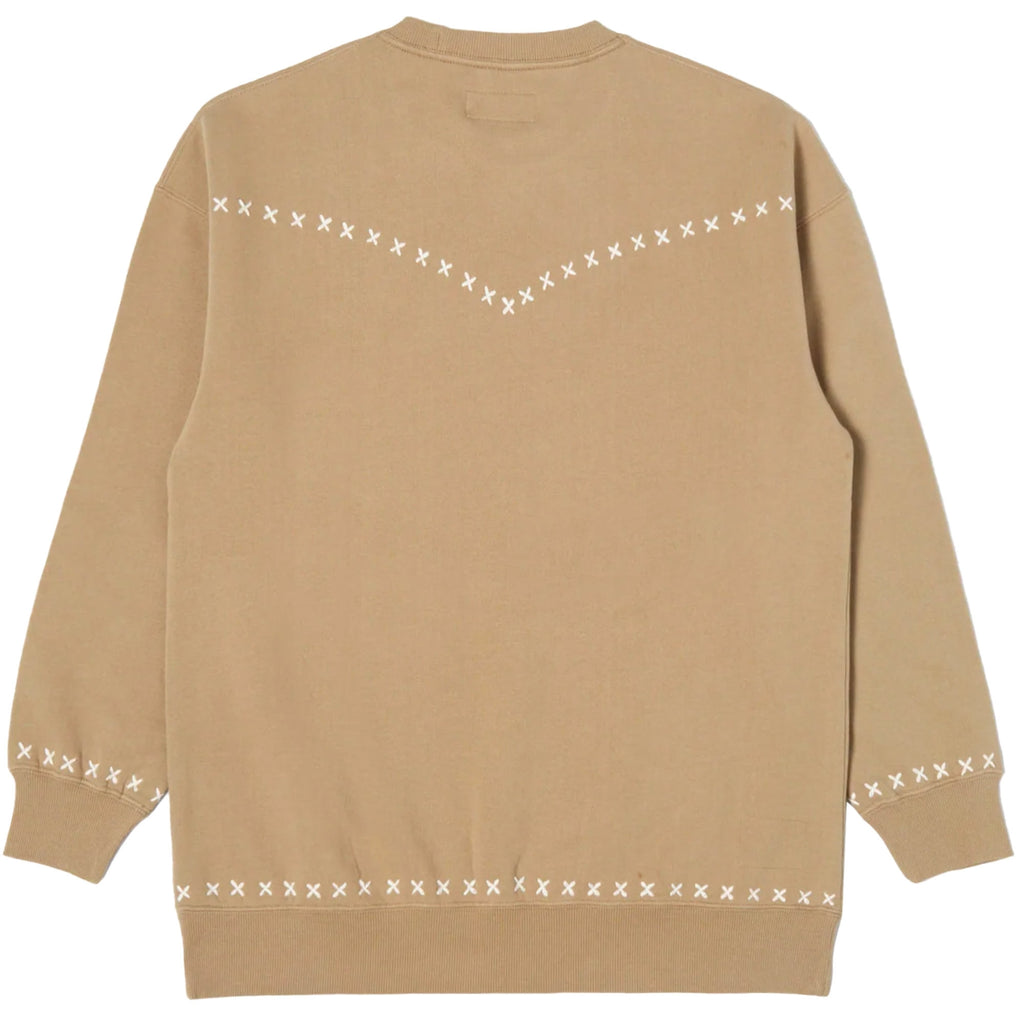 Universal Works Long Sleeve Crew Neck Sweatshirt - Sand