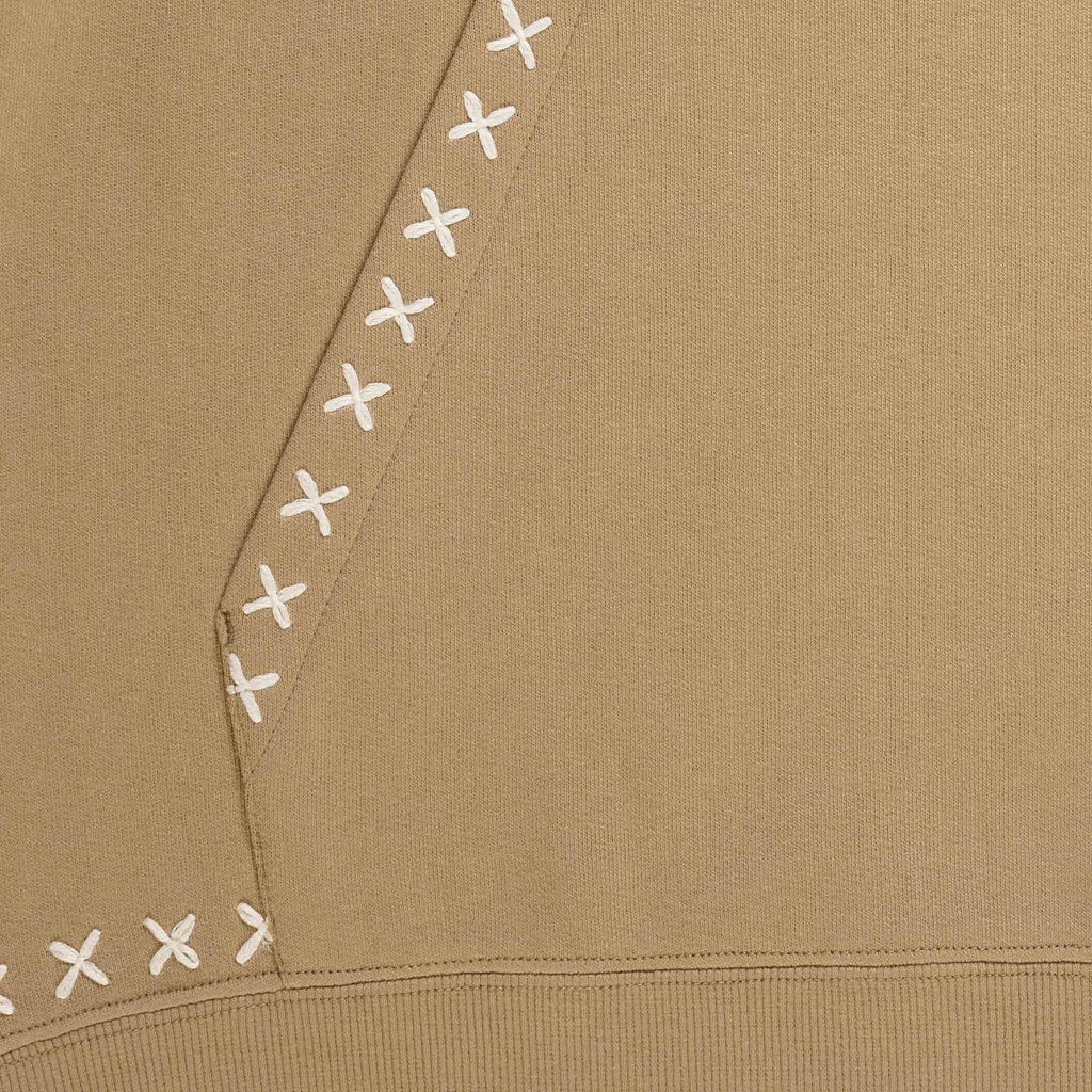 Universal Works Long Sleeve Hoodie - Sand