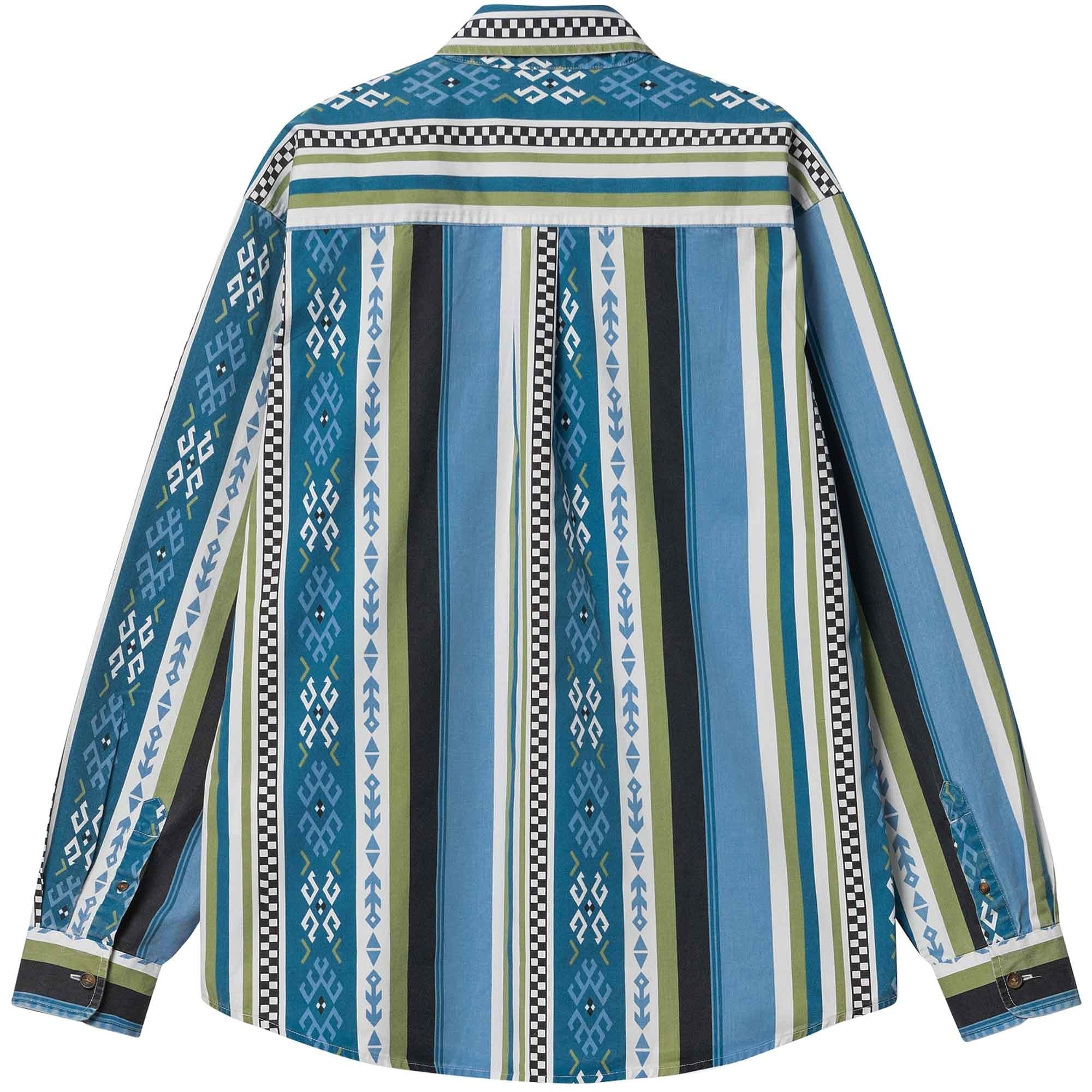 Carhartt WIP Long Sleeve Coba Shirt - Piscine