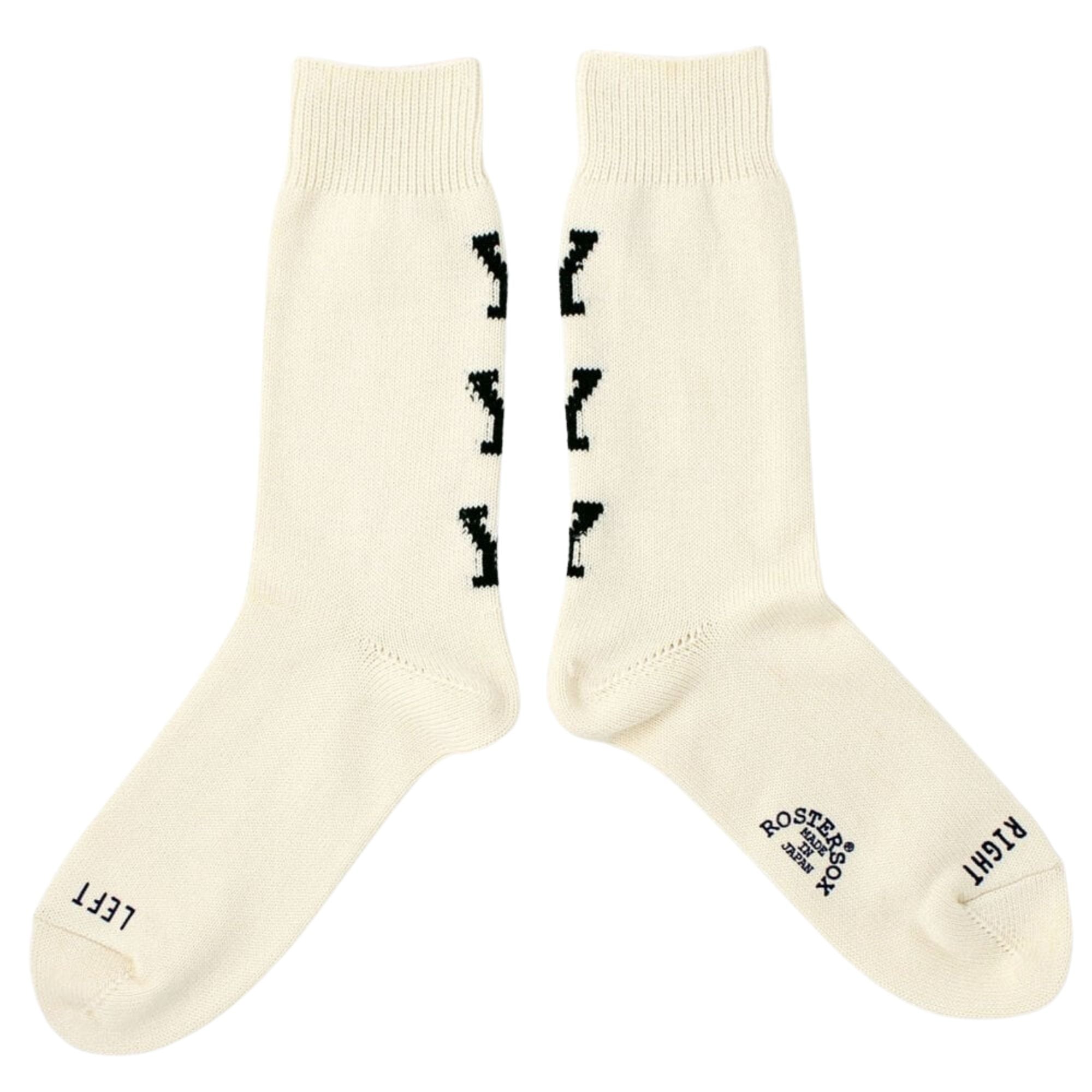 Rostersox Collage Socks - White