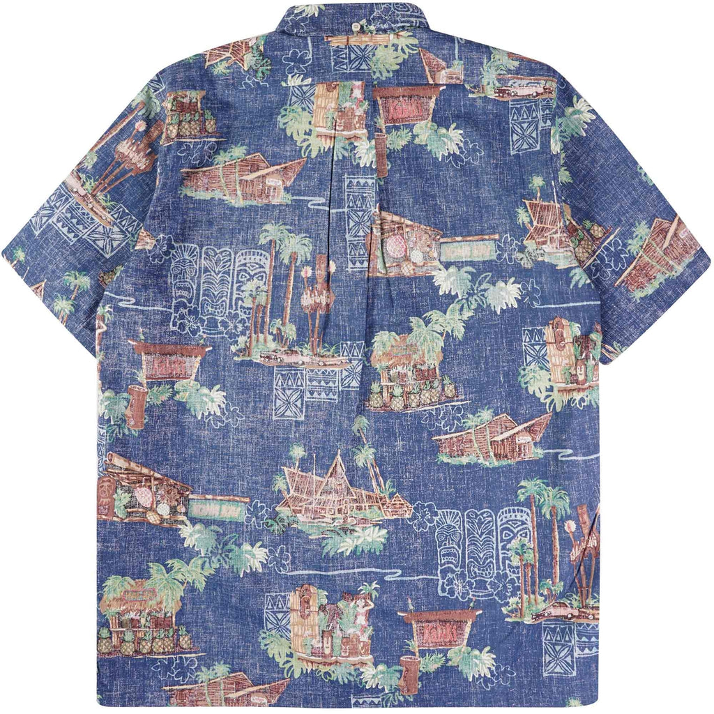 Tiki Bars Shirt - Dress Blue