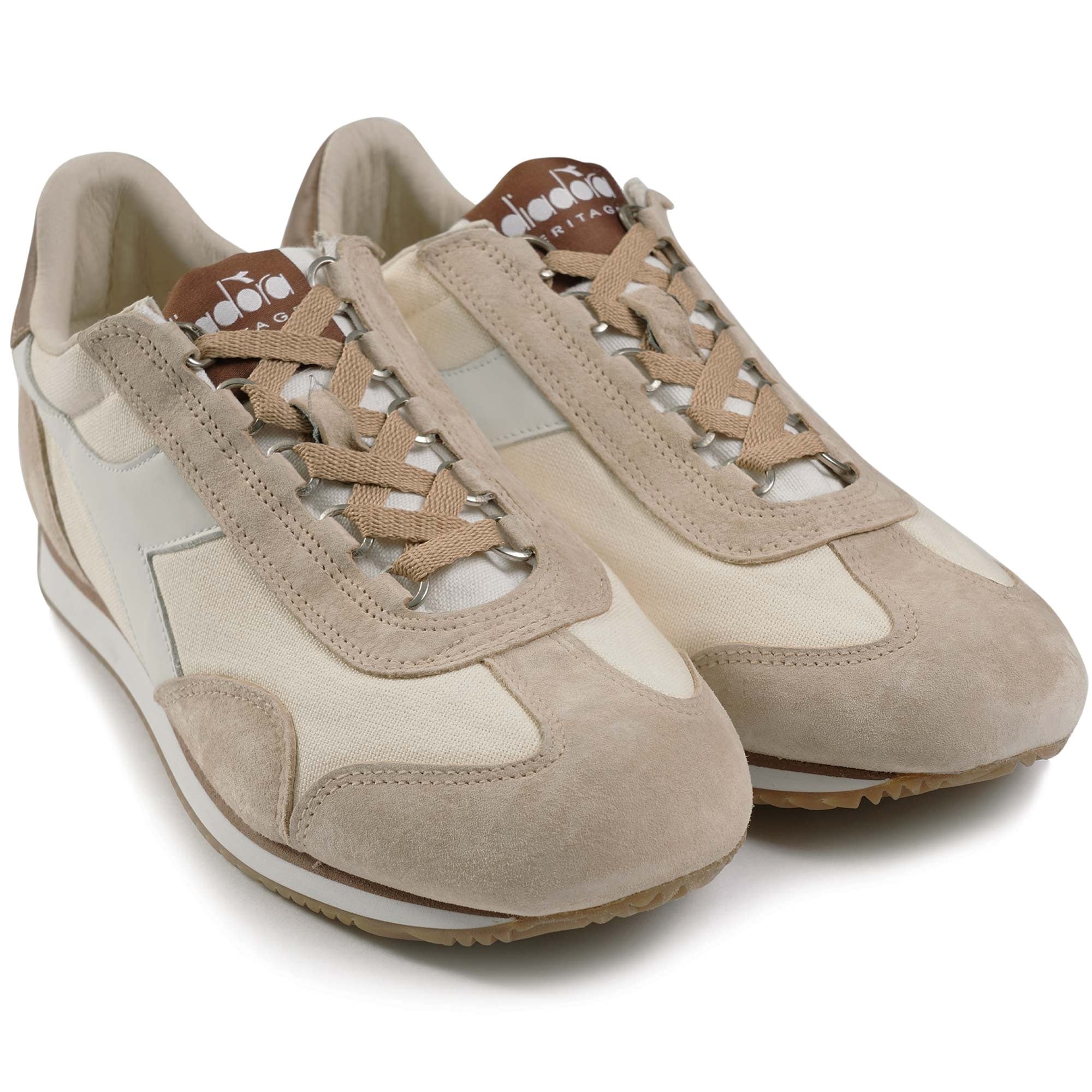 Diadora Equipe H Canvas Stone Wash - Cloud Cream