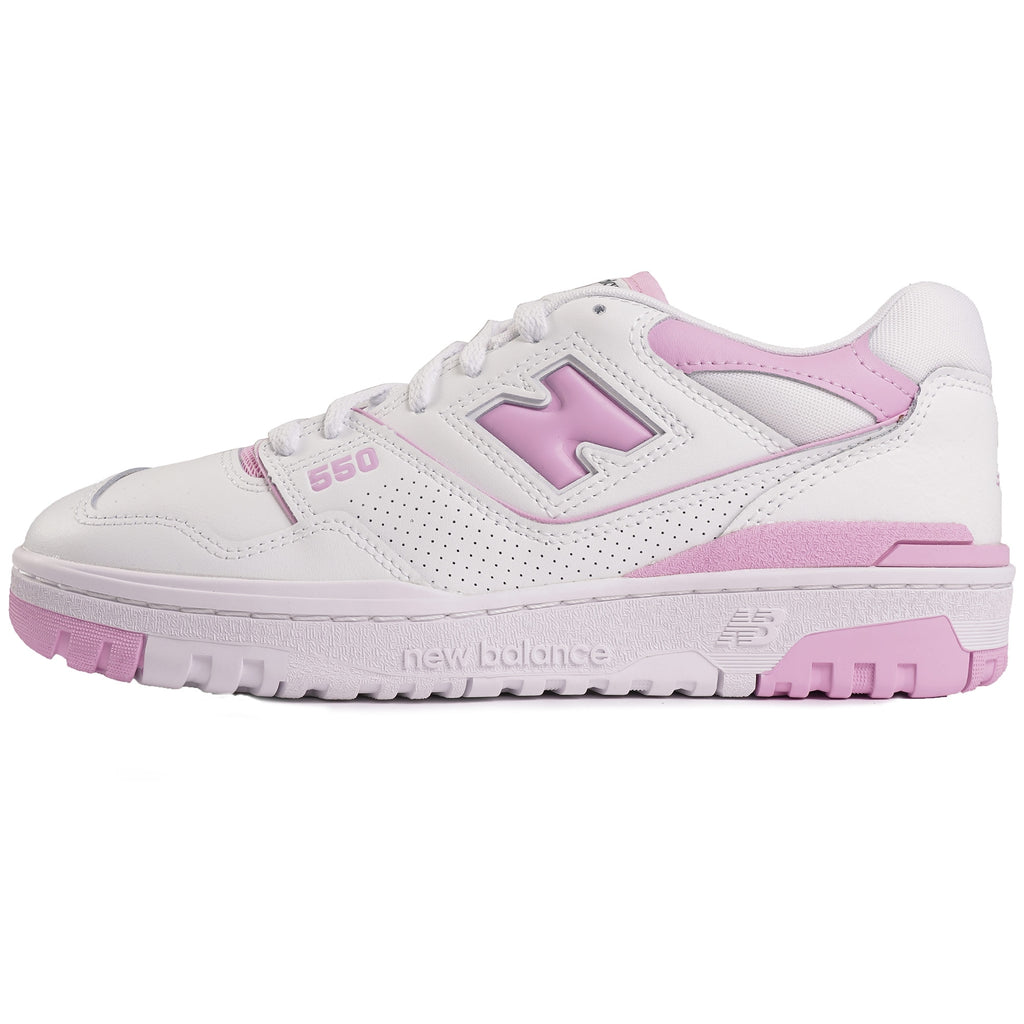 New Balance Womens 550s - White and Pink