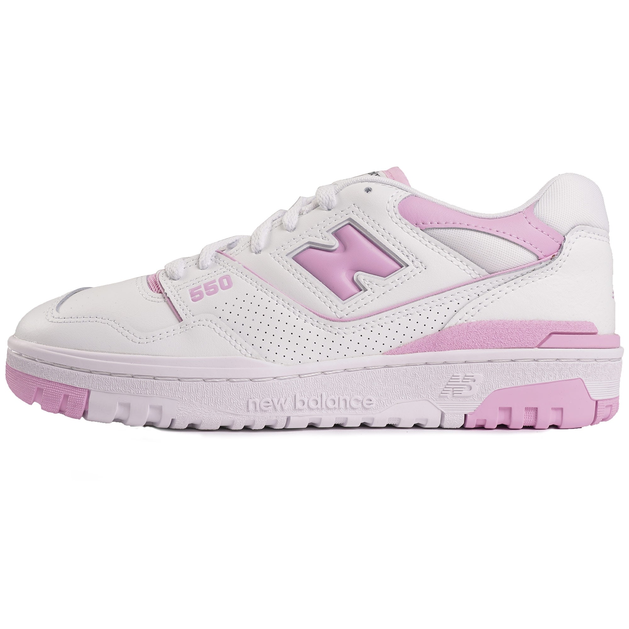 New Balance Womens 550s - White and Pink