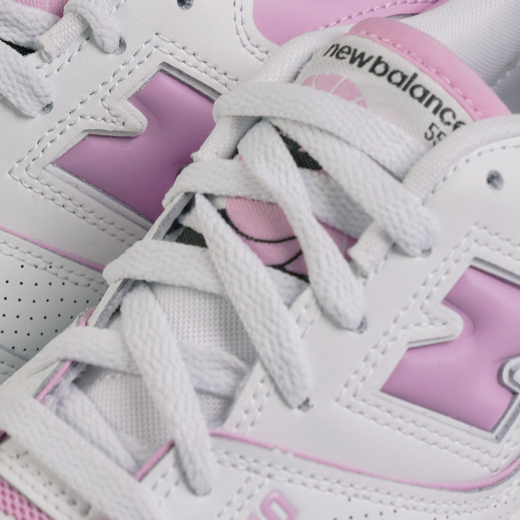 New Balance Womens 550s - White and Pink