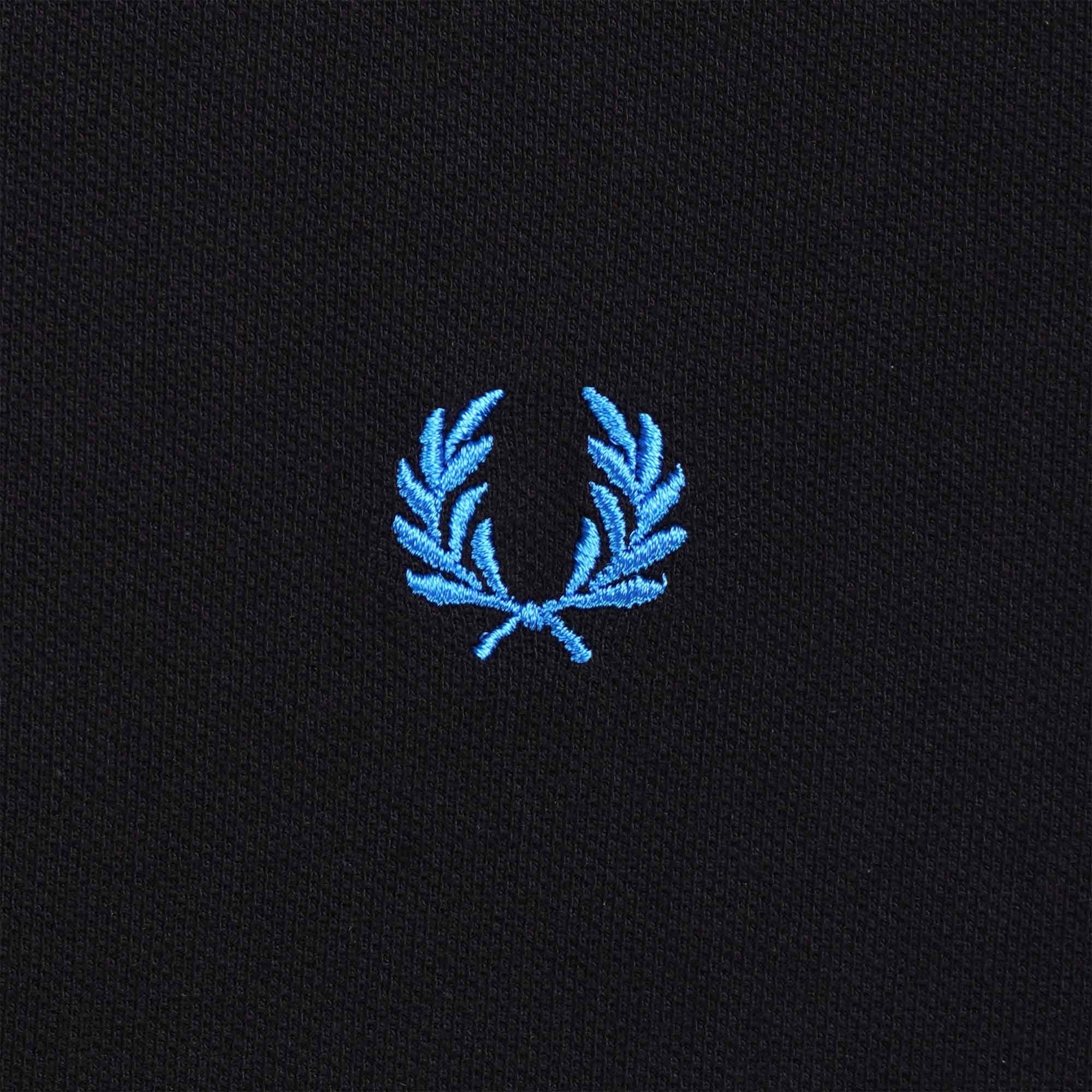 Fred Perry Reissues M12 Twin Tipped Polo Shirt - Black