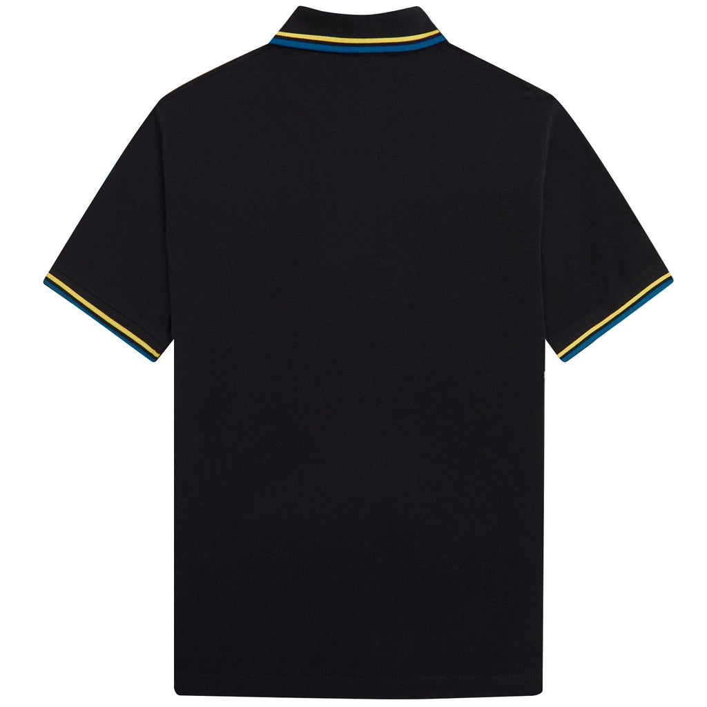 Fred Perry Reissues M12 Twin Tipped Polo Shirt - Black