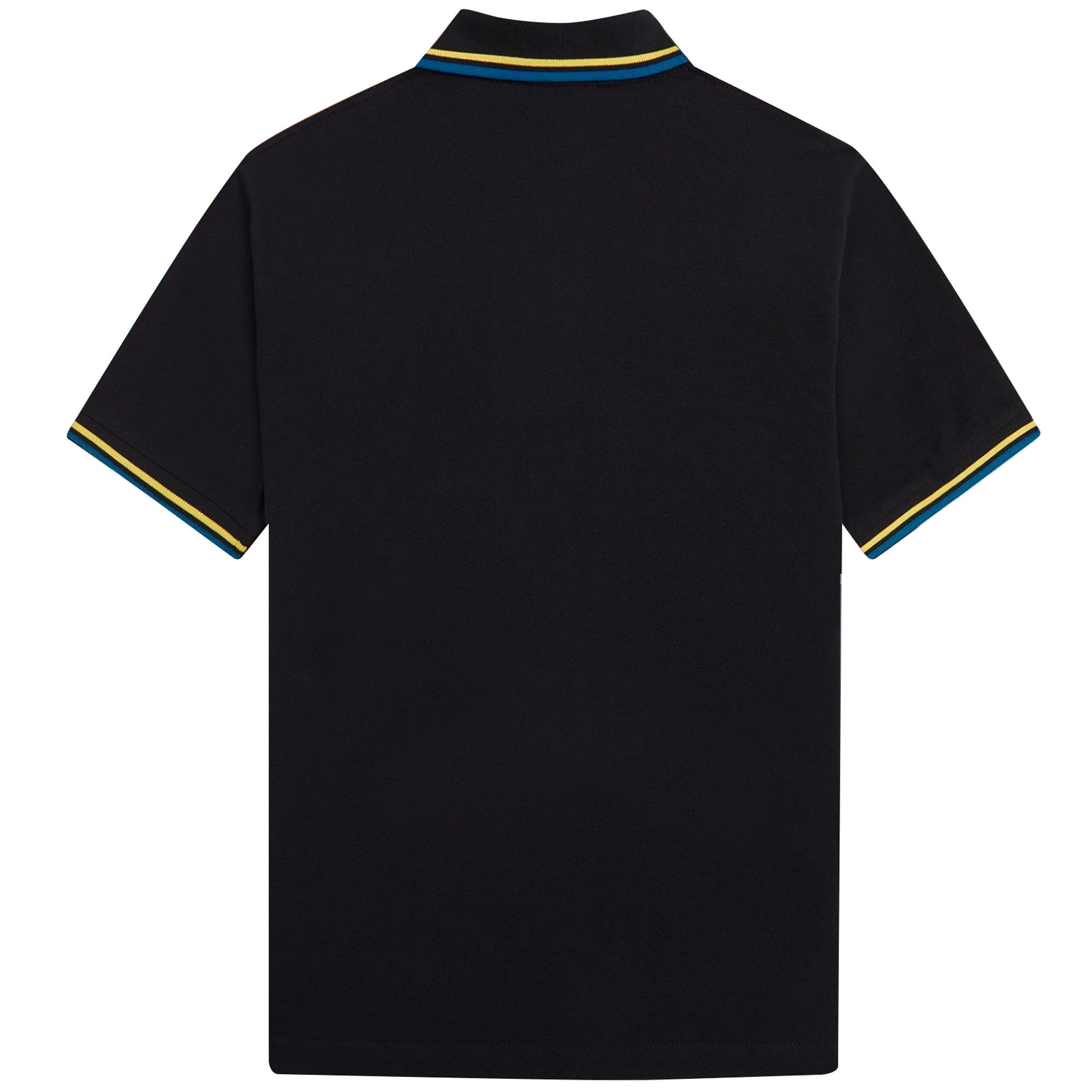 Fred Perry Reissues M12 Twin Tipped Polo Shirt - Black
