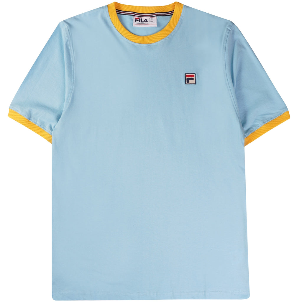 Fila Vintage Marconi Essential Ringer Tee - Sky Blue