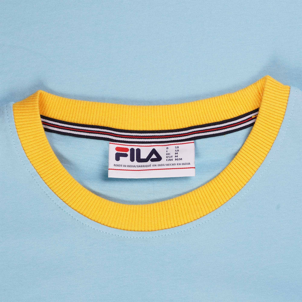 Fila Vintage Marconi Essential Ringer Tee - Sky Blue