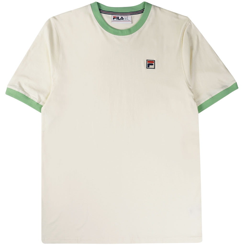 Fila Vintage Marconi Essential Ringer Tee - Egret