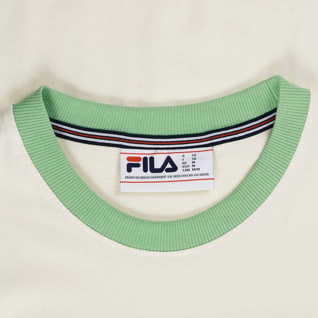 Fila Vintage Marconi Essential Ringer Tee - Egret