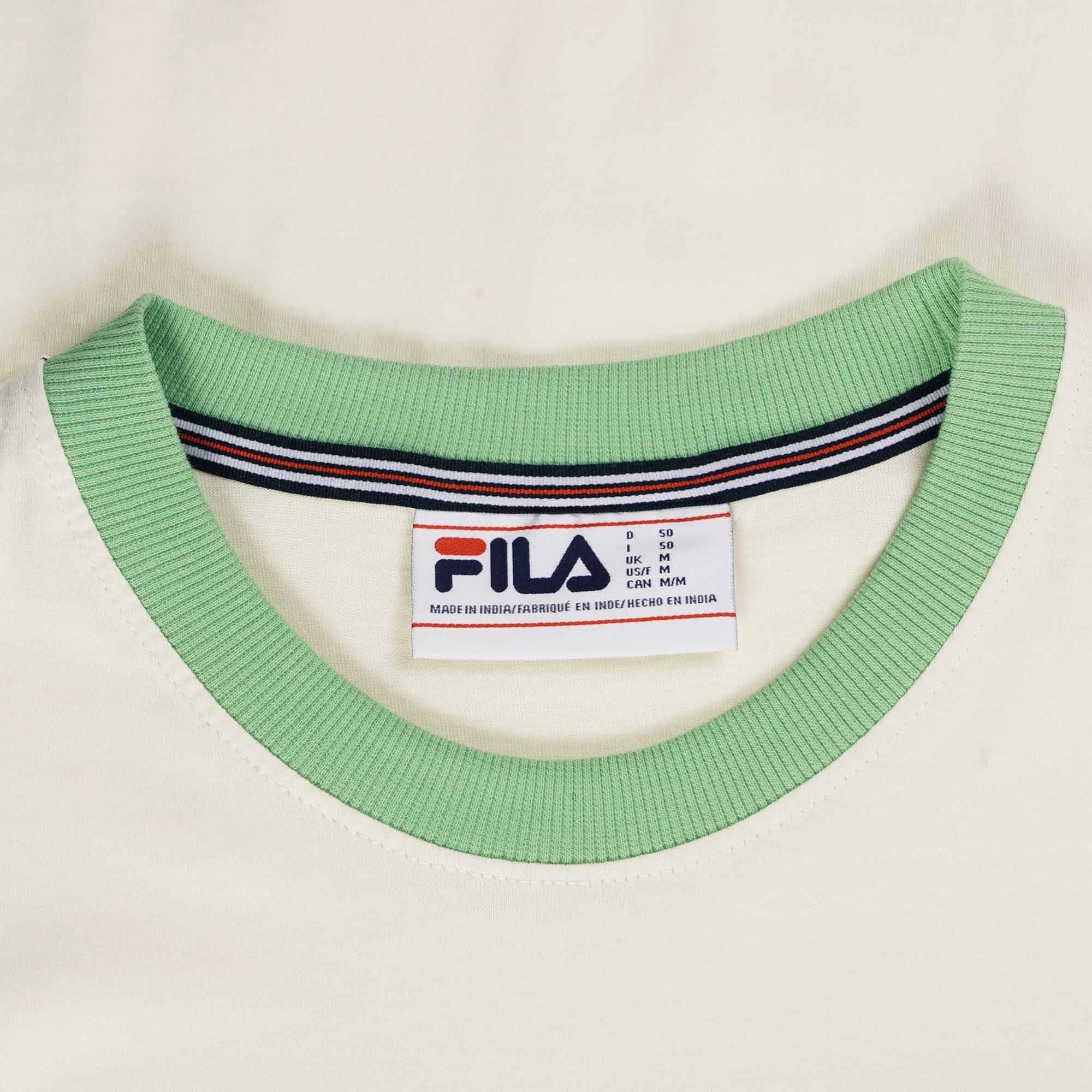 Fila Vintage Marconi Essential Ringer Tee - Egret