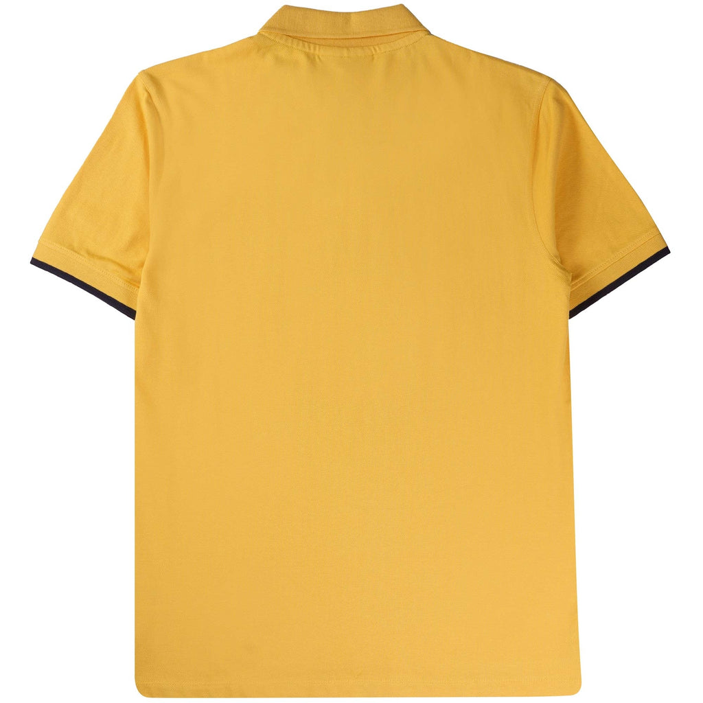 Fila Vintage Custom Two Button Tipped Rib Basic Polo - Amber