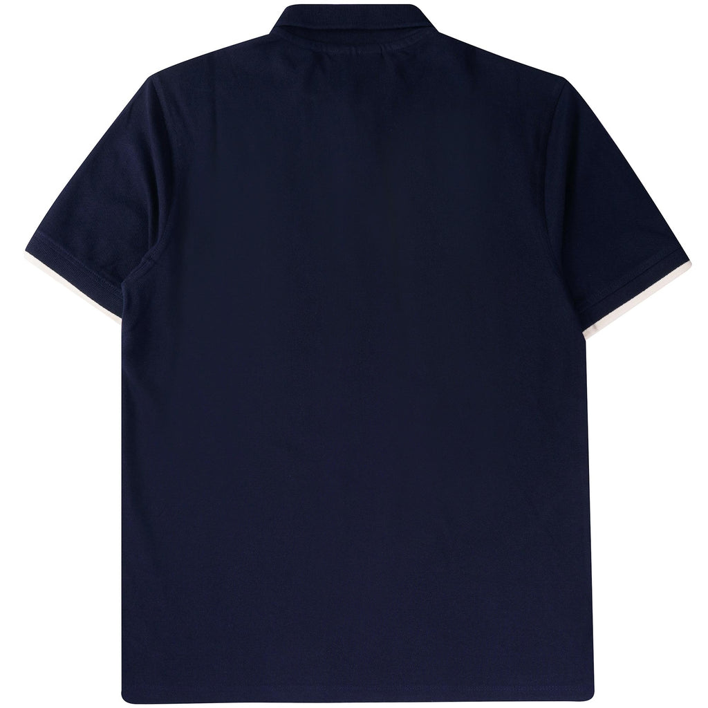 Fila Vintage Custom Two Button Tipped Rib Basic Polo - Fila Navy