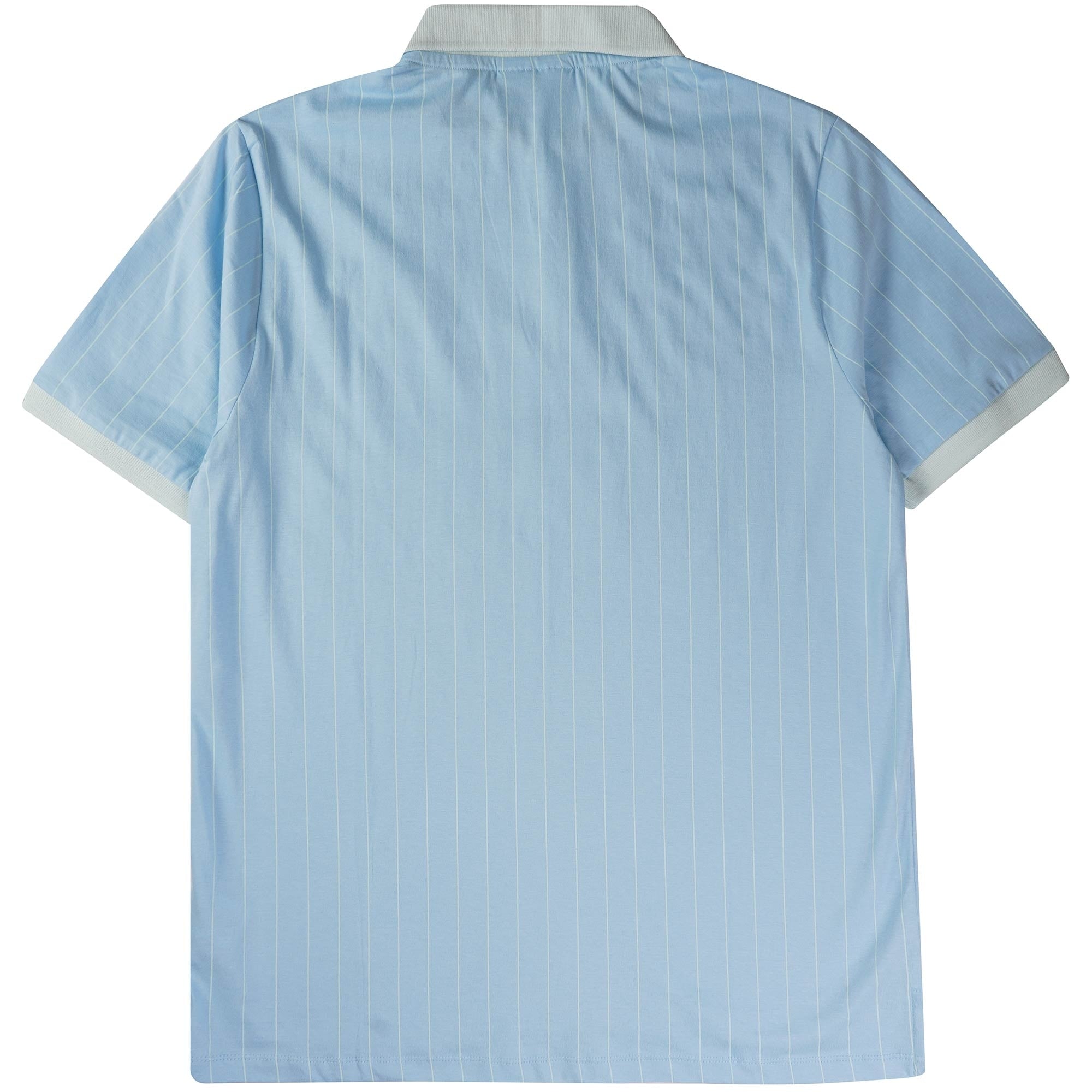Fila Vintage BB1 Classic Vintage Striped Polo - Sky Blue