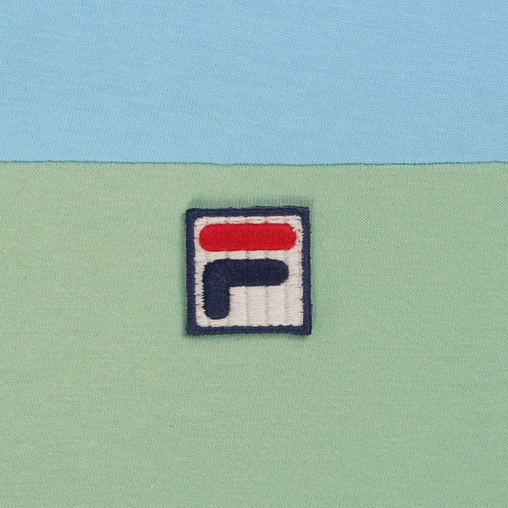 Fila Vintage Kaiser Cut & Sew Vintage Wash Polo - Quiet Green