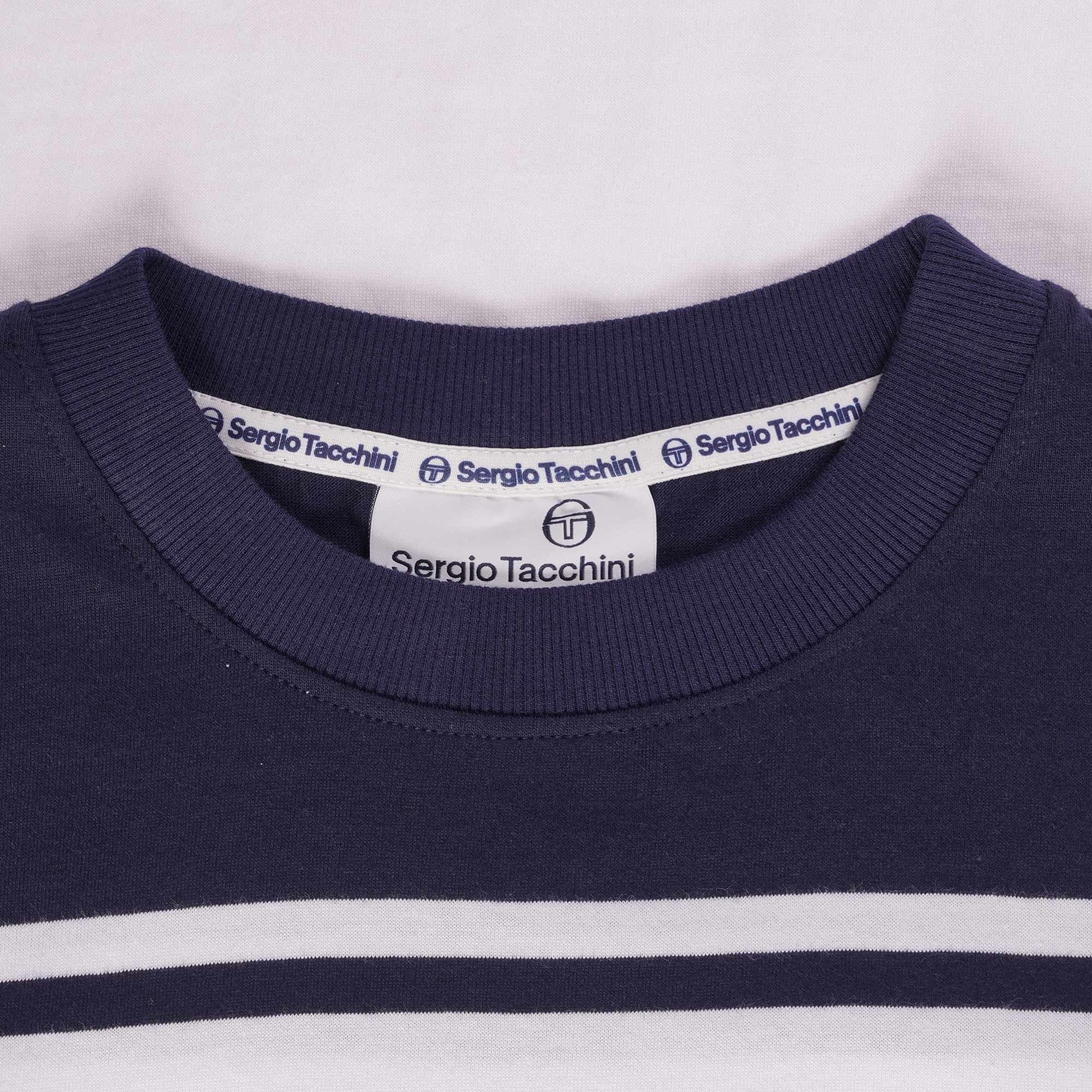 Sergio Tacchini New Young Line T-Shirt - White and Blue