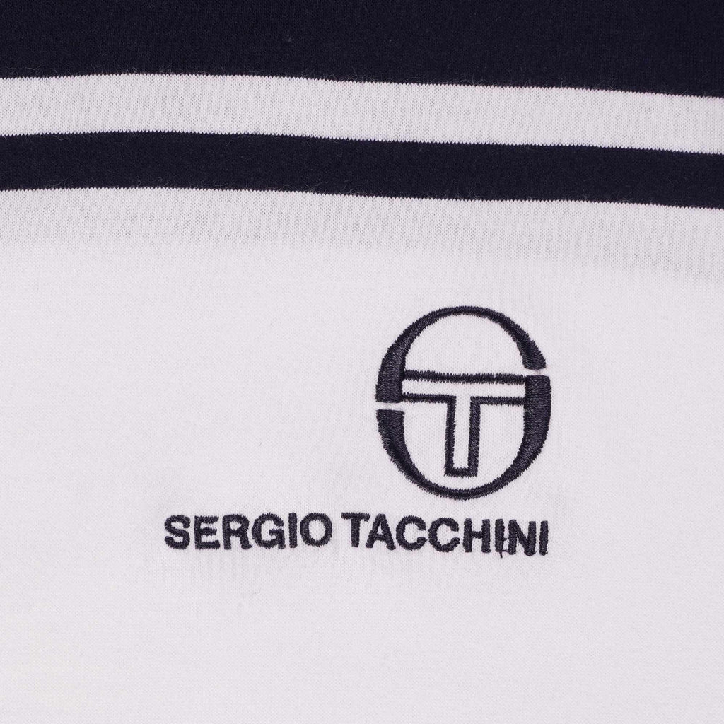 Sergio Tacchini New Young Line T-Shirt - White and Blue
