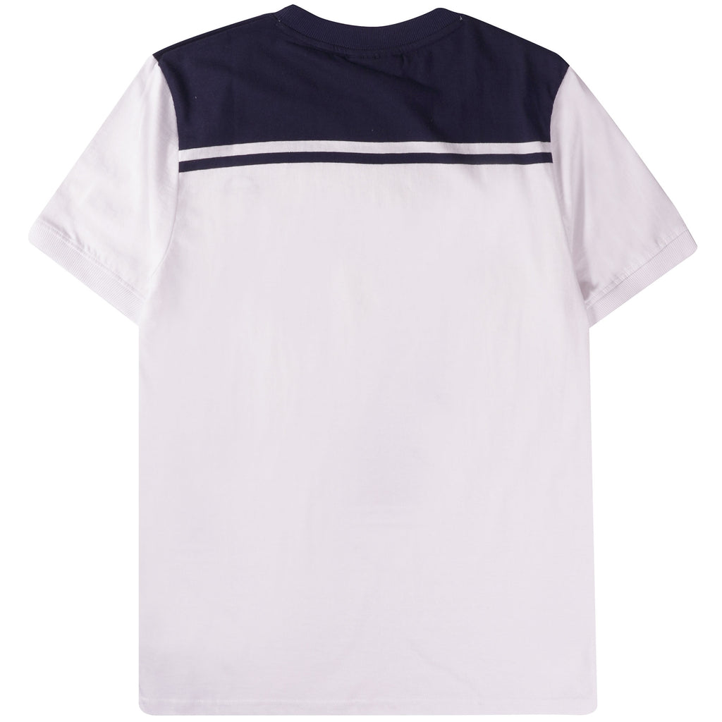 Sergio Tacchini New Young Line T-Shirt - White and Blue