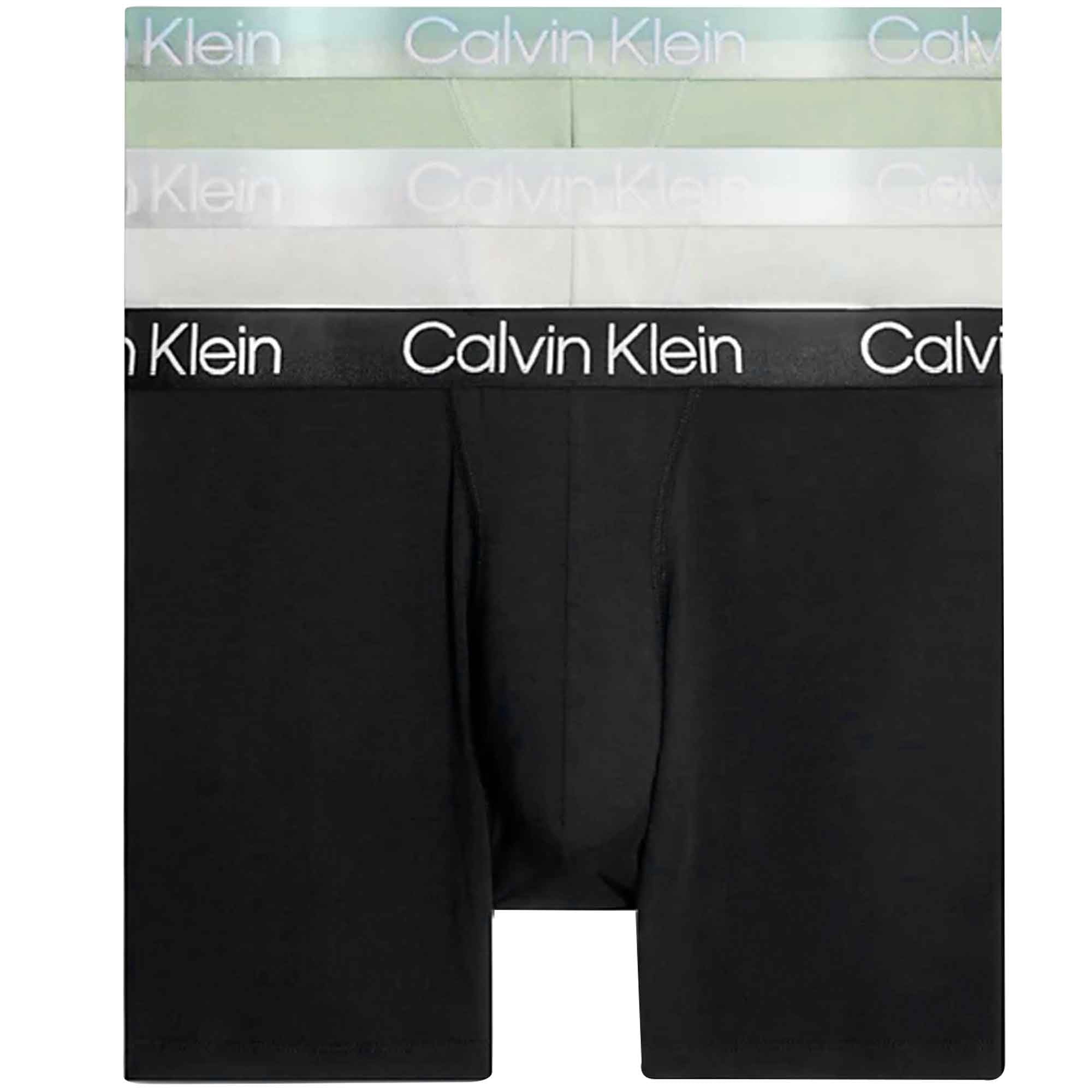 Calvin Klein 3 Pack Boxer Briefs - Galaxy Grey