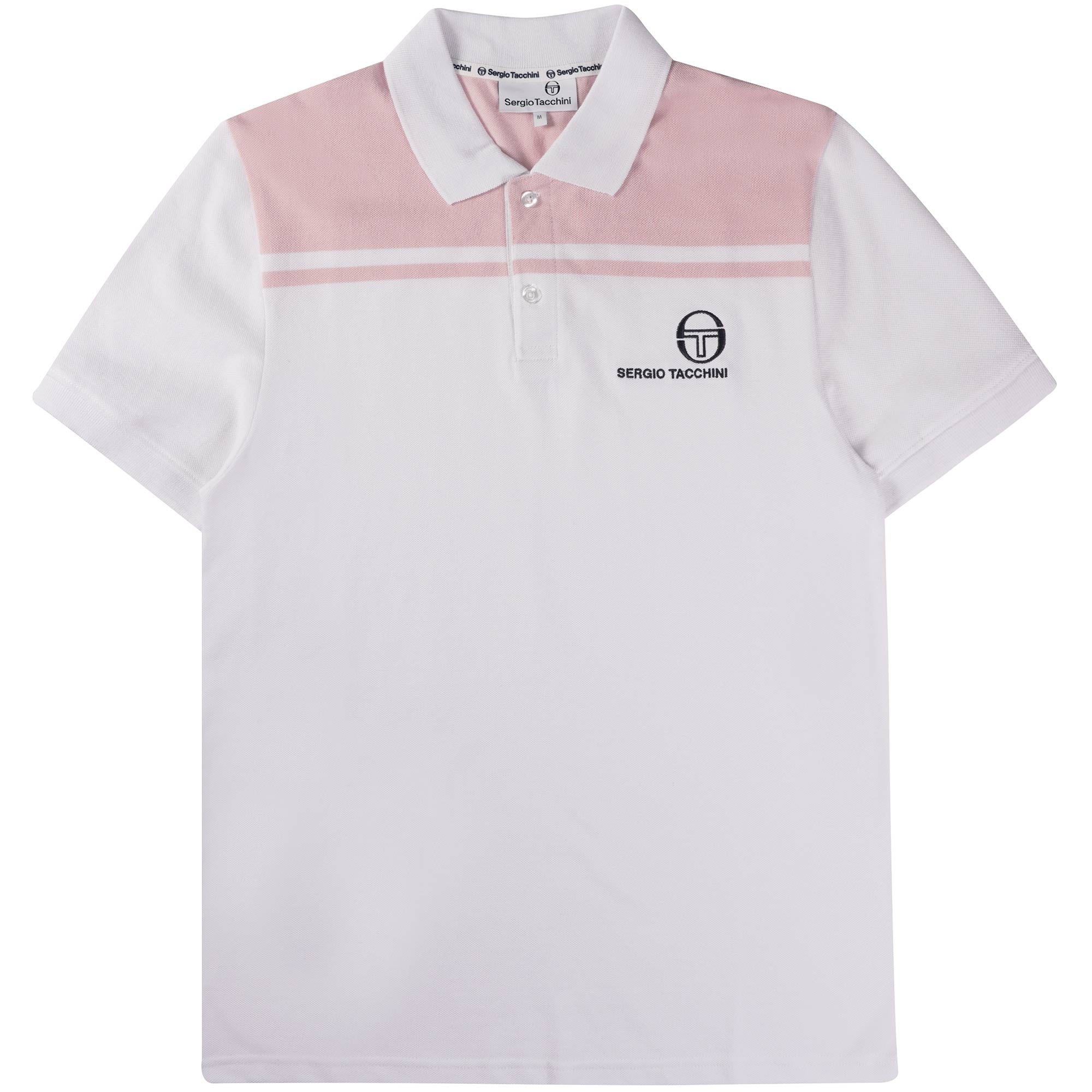 Sergio Tacchini New Young Line Polo Shirt - White and Seashell