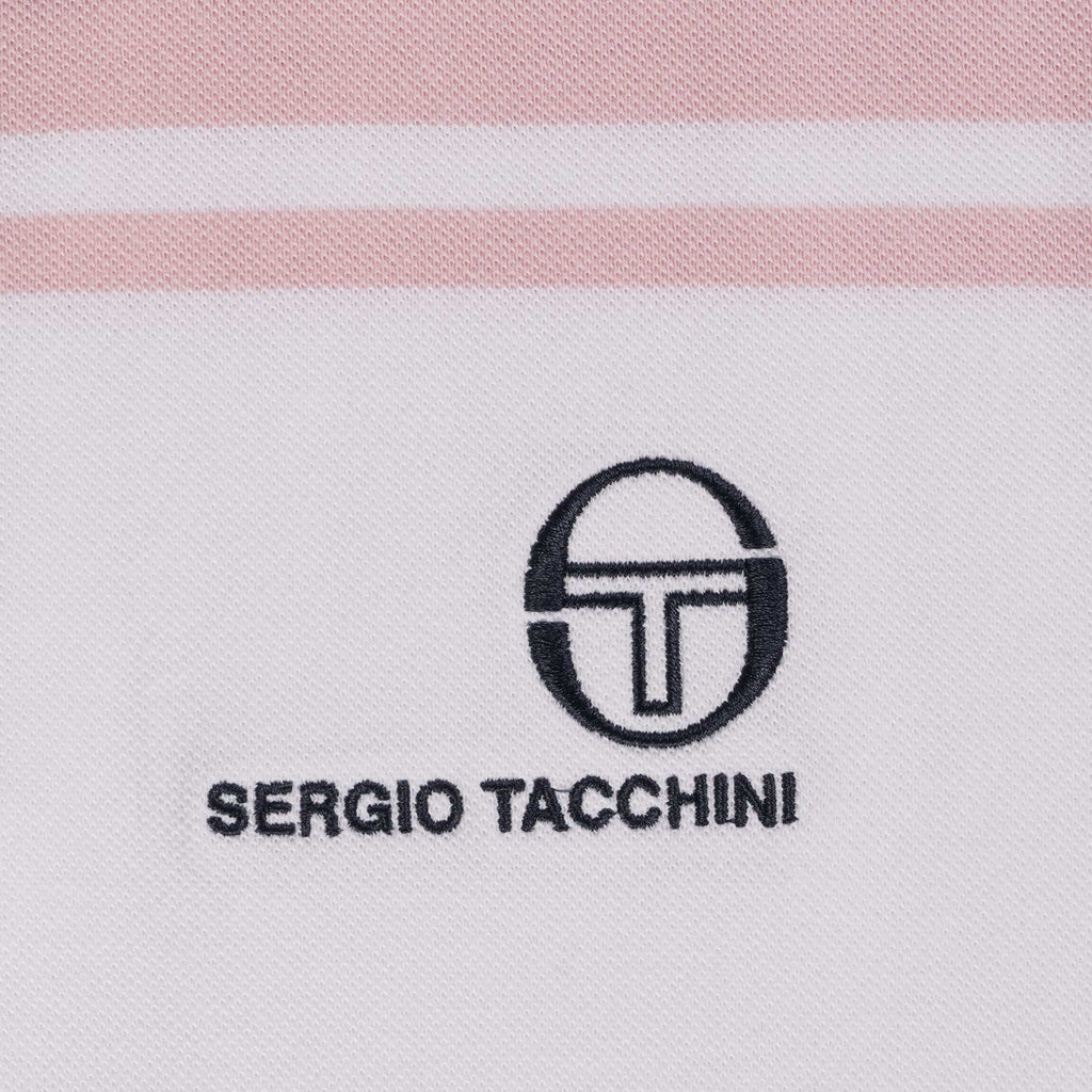 Sergio Tacchini New Young Line Polo Shirt - White and Seashell