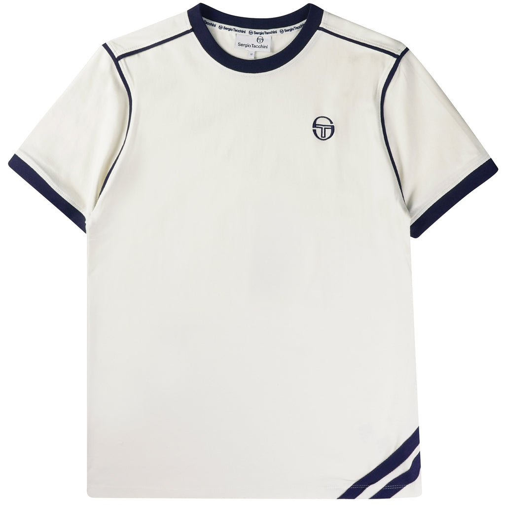 Sergio Tacchini Salvestro T Shirt - Gardenia