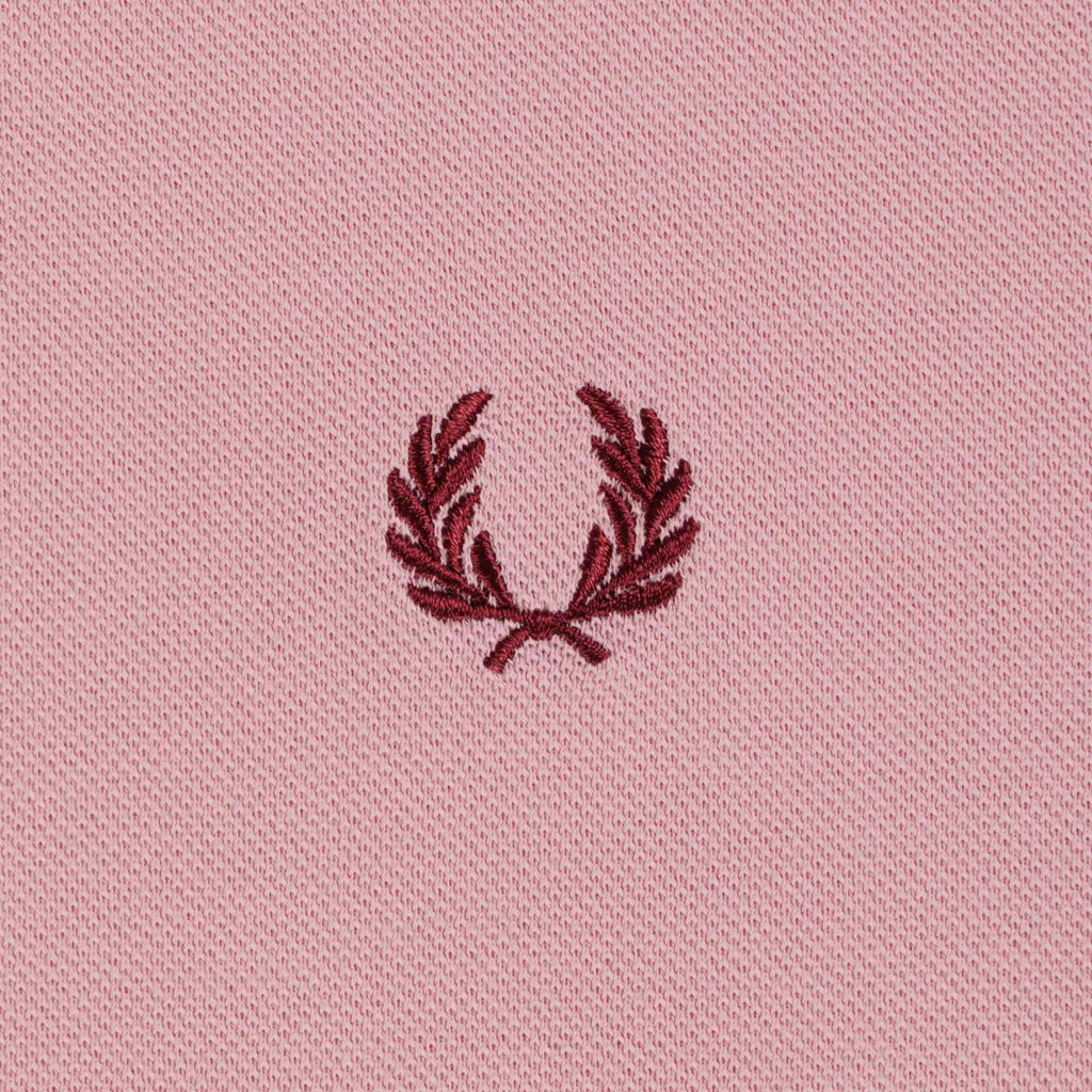 Fred Perry M3600 Twin Tipped Polo Shirt - Chalk Pink