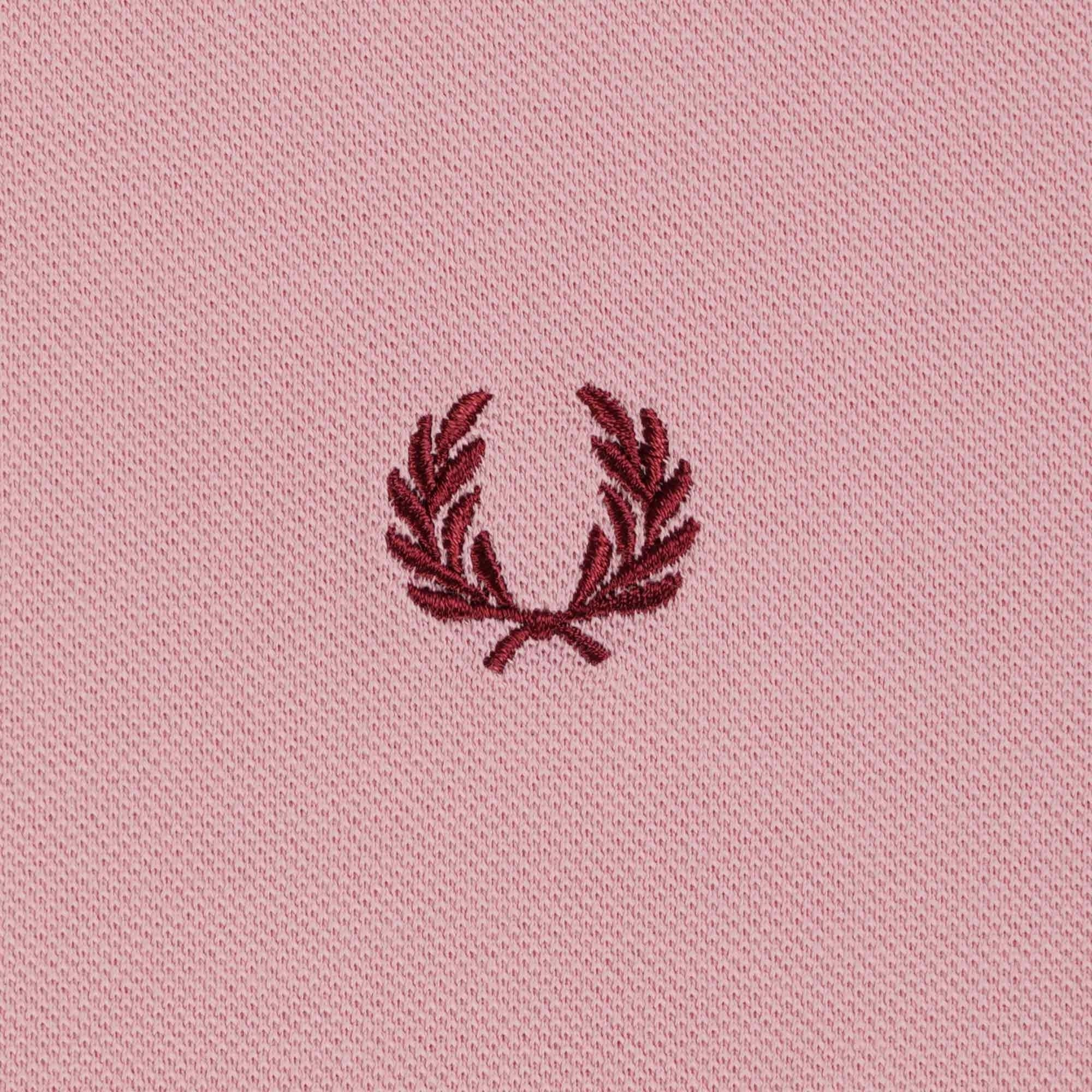 Fred Perry M3600 Twin Tipped Polo Shirt - Chalk Pink