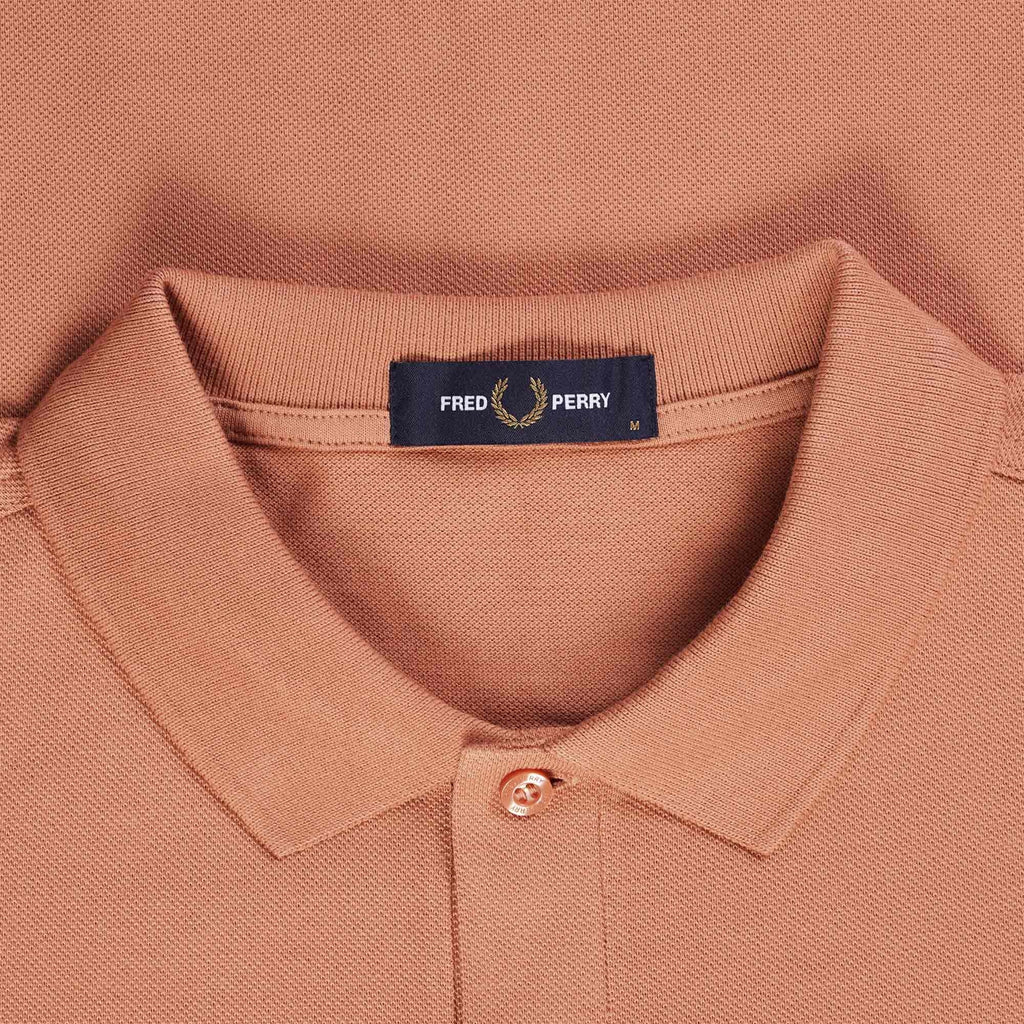 Fred Perry M6000 Plain Polo Shirt - Light Rust